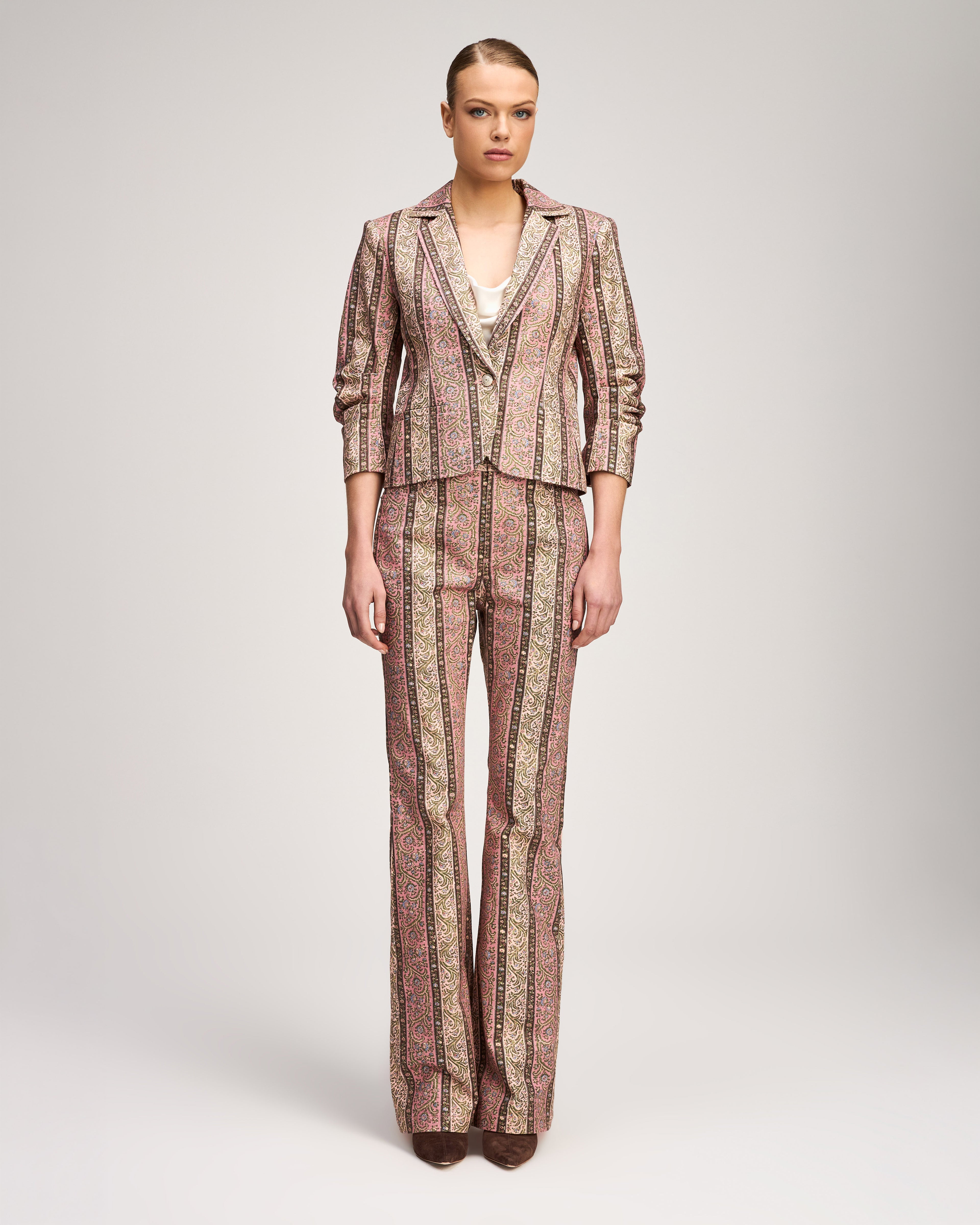 Pepper Paisley Le Petit Khloe Jean Blazer