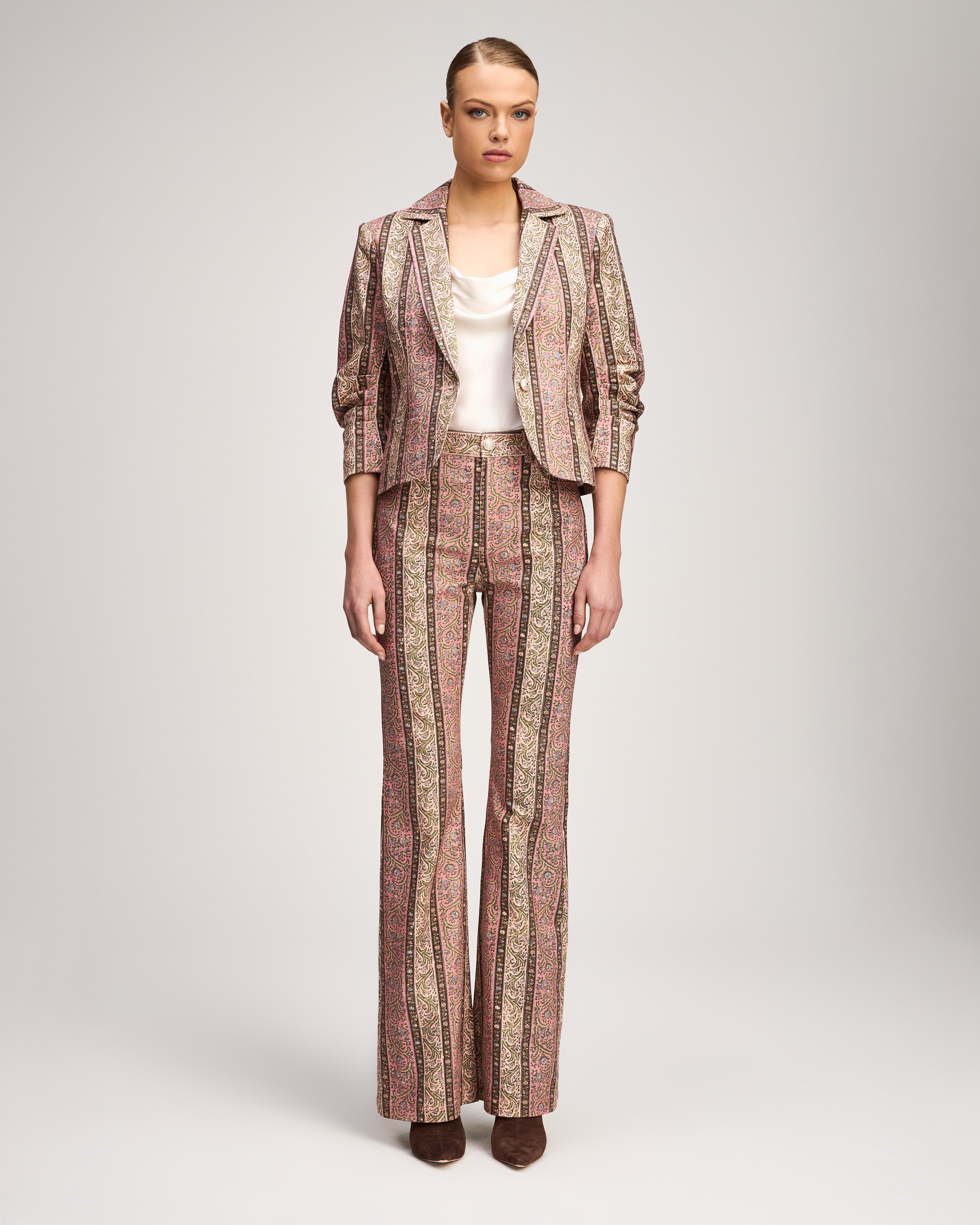 Pepper Paisley Le Petit Khloe Jean Blazer