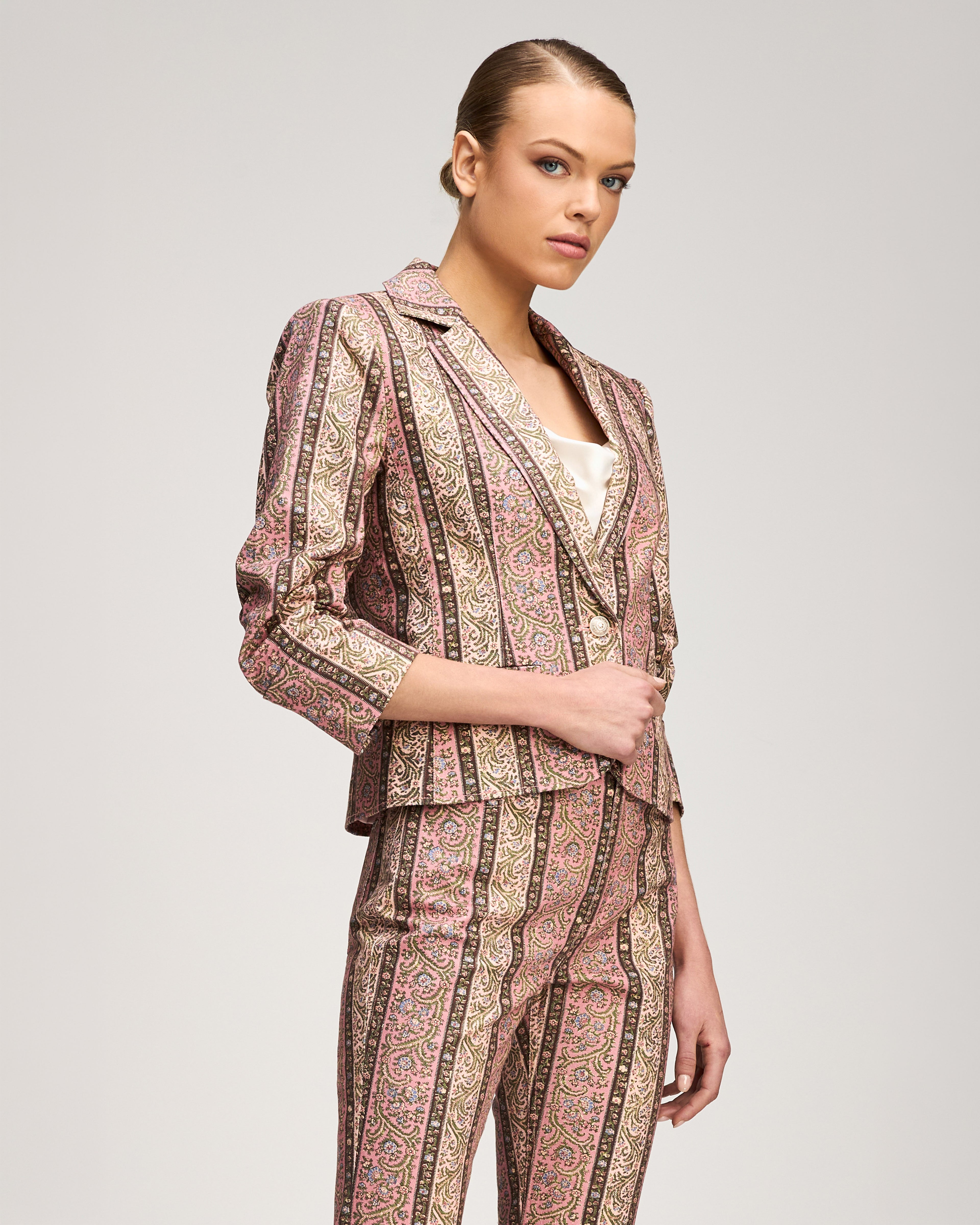 Pepper Paisley Le Petit Khloe Jean Blazer