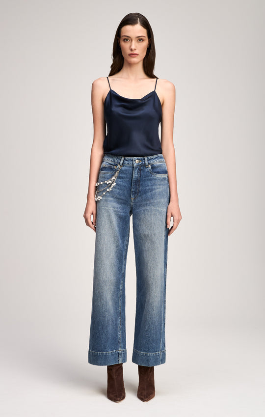 Pearl Chain Denim Betsy Jeans