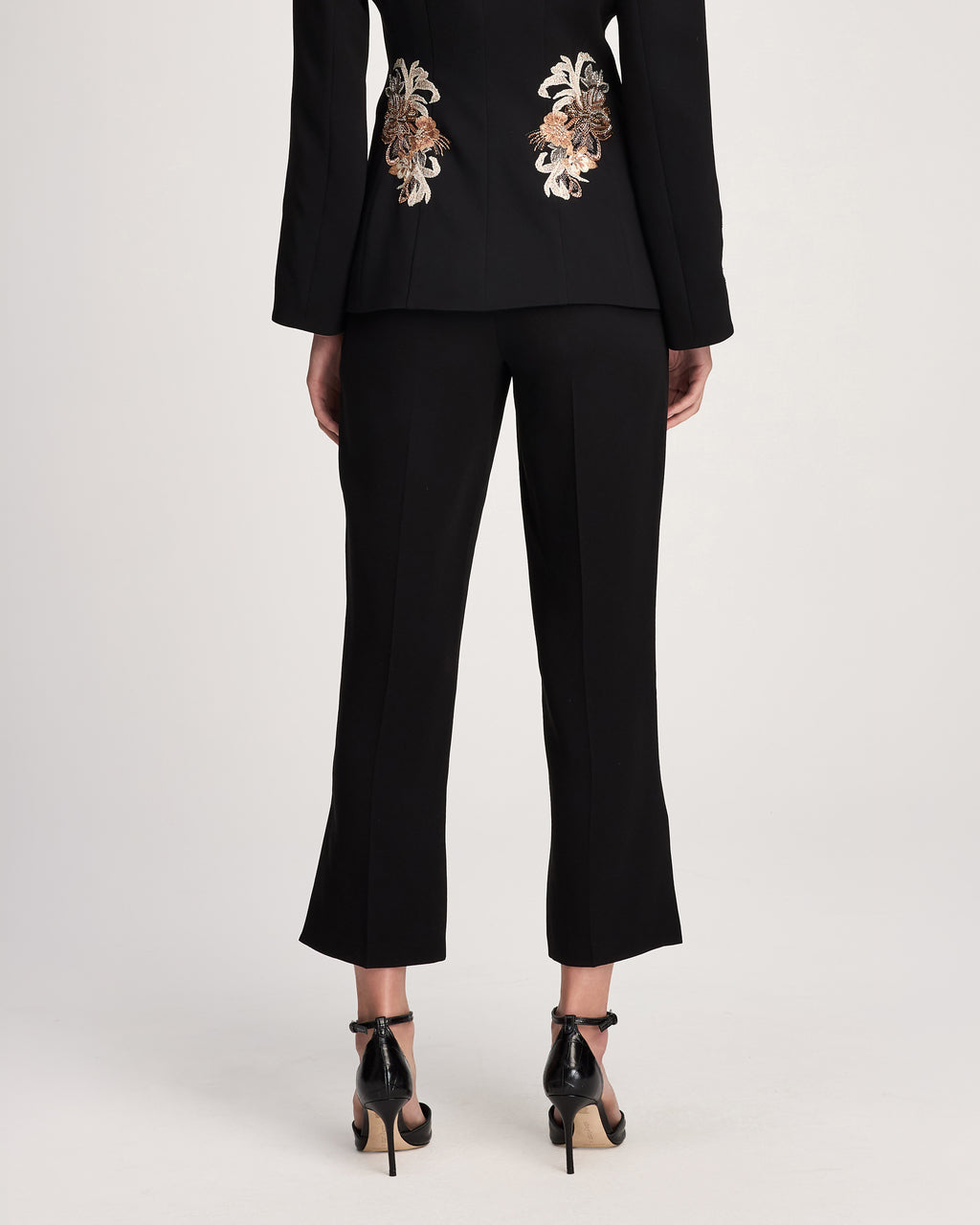 Floral Border Cropped Kerry Pant