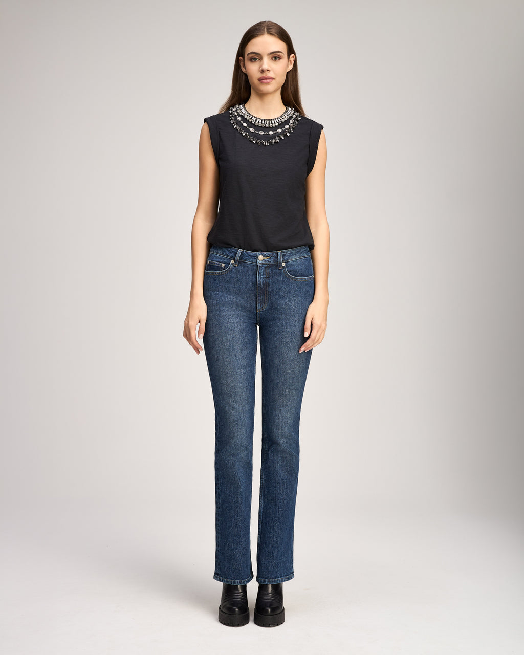 Chunky Layered Necklace Bella Tee