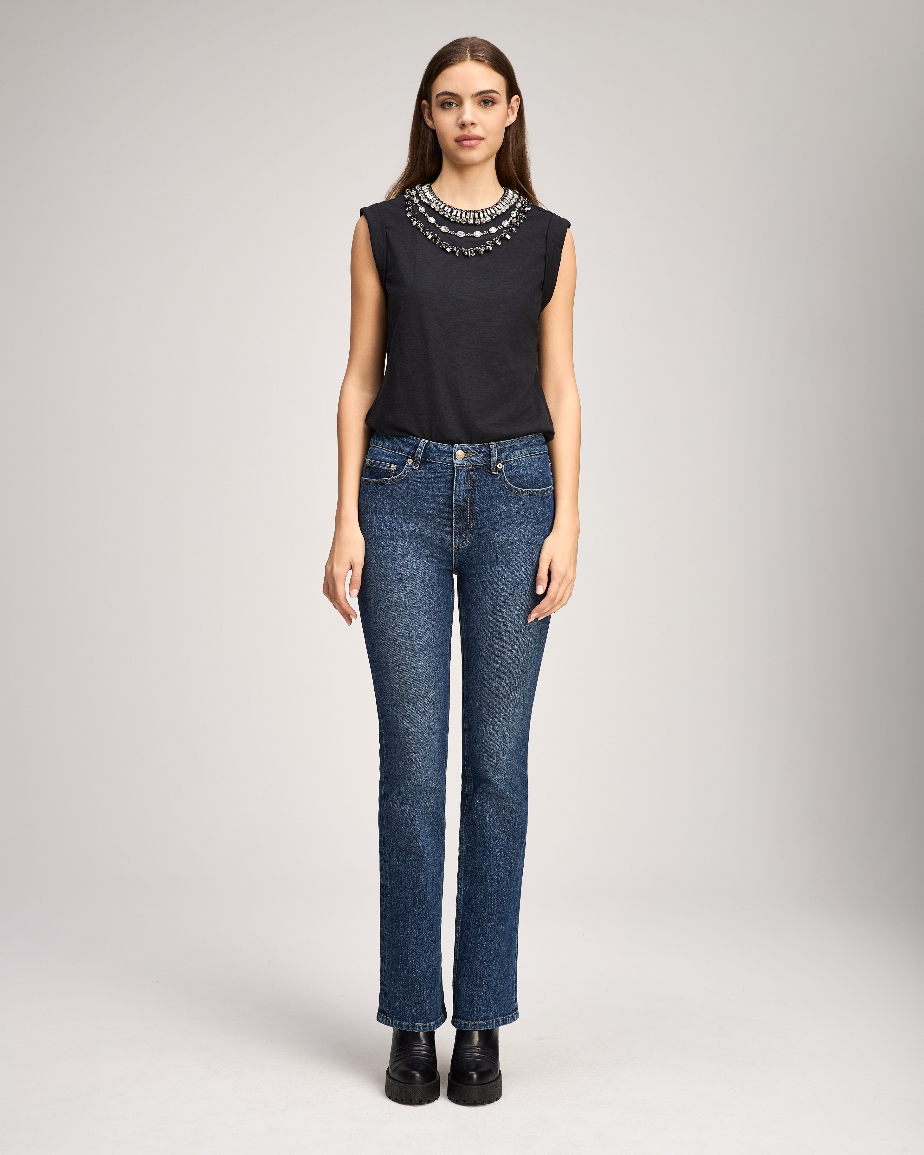 Chunky Layered Necklace Bella Tee