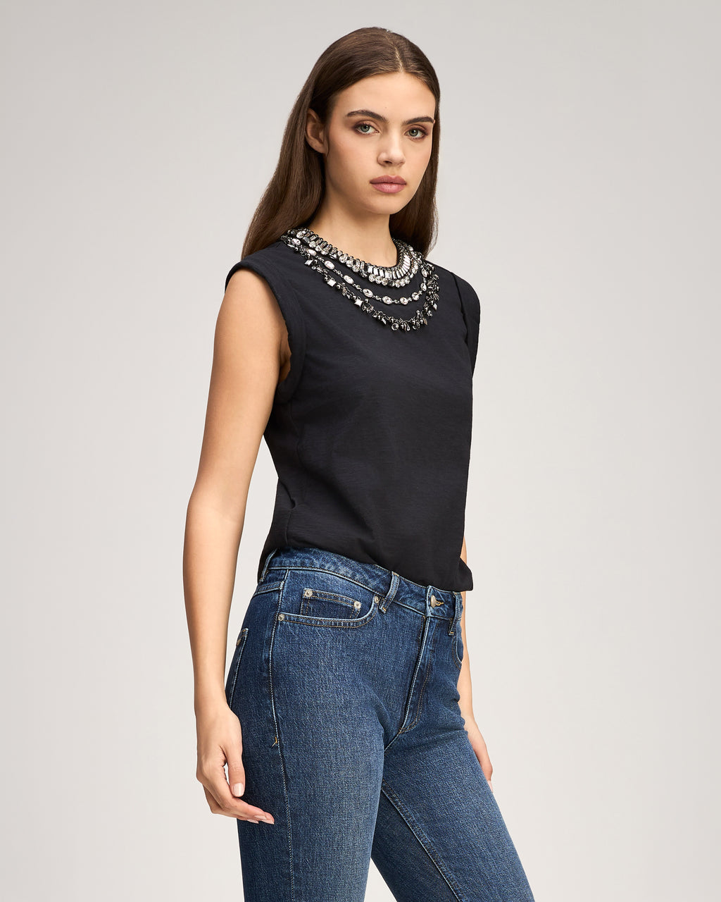 Chunky Layered Necklace Bella Tee
