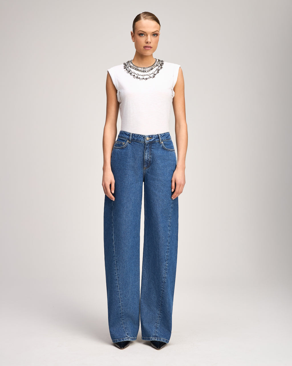 Chunky Layered Necklace Bella Tee