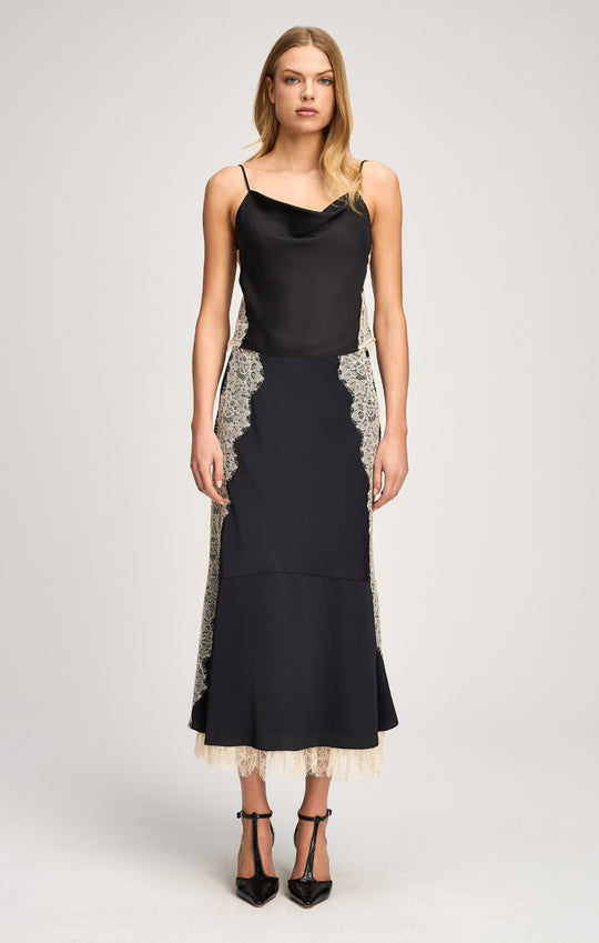 Esme Satin Lace Petit Marta Cami