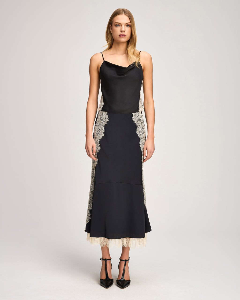 Esme Satin Lace Petit Marta Cami