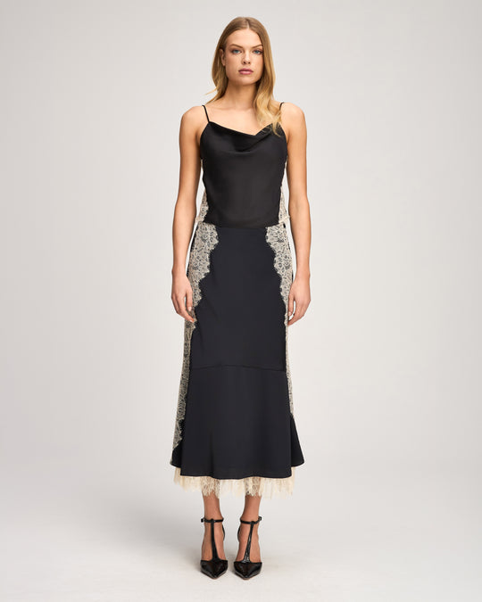Esme Satin Lace Petit Marta Cami