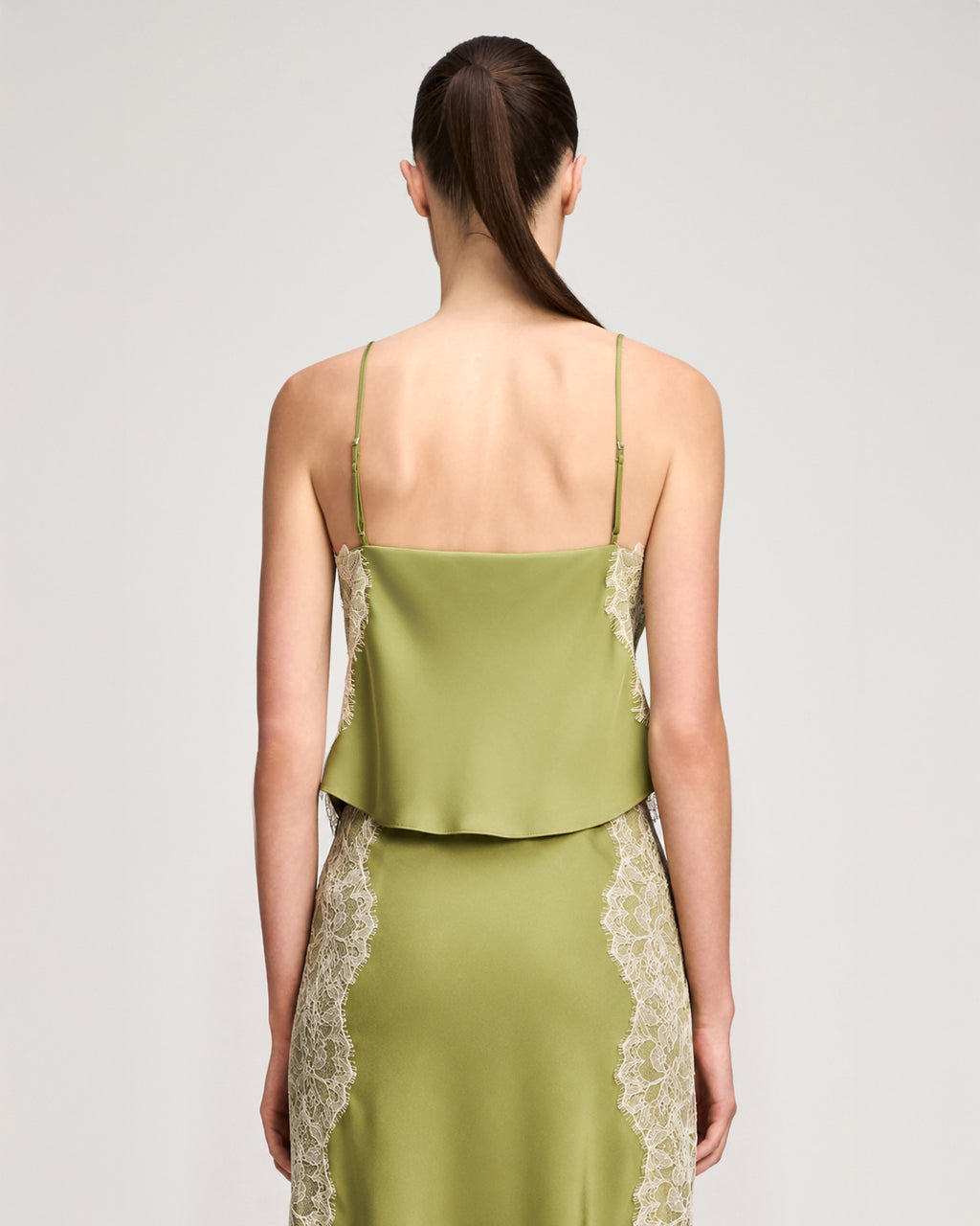 Esme Satin Lace Petit Marta Cami