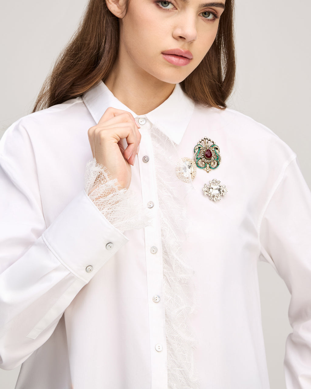 Rococo Brooch Solana Top