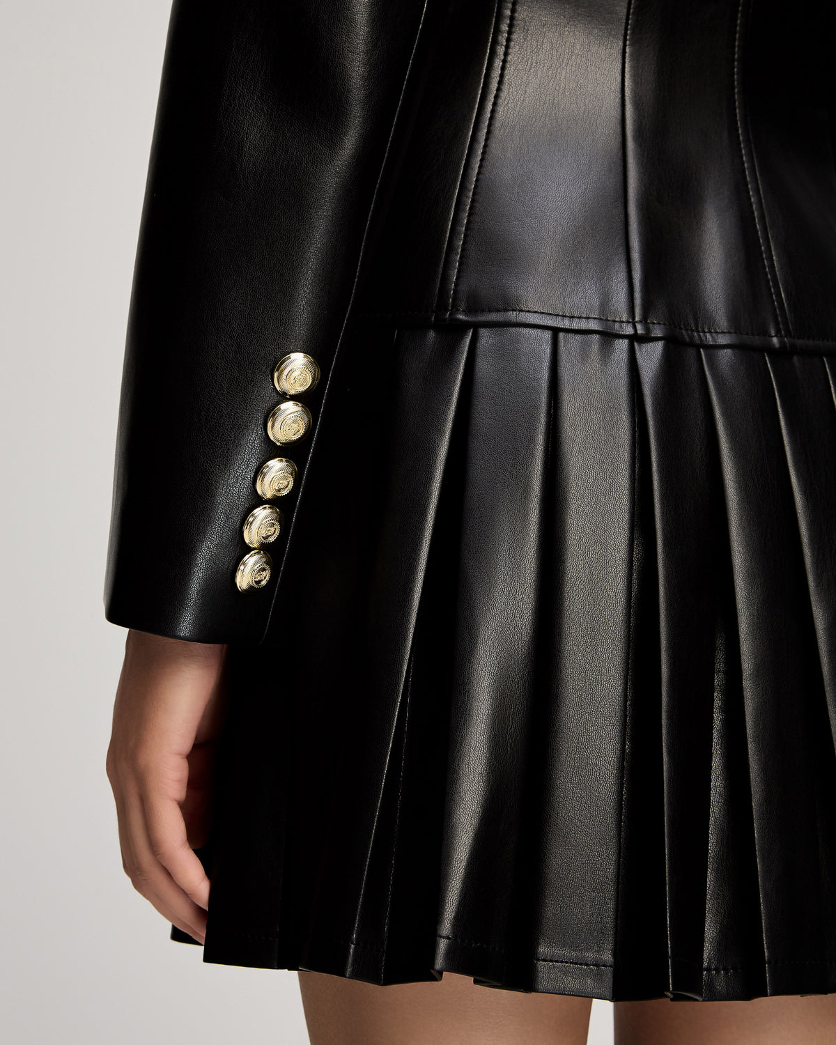 Vegan Leather Saule Dress