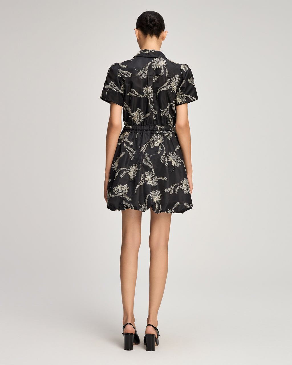 Paisley Fan Embroidered Ophelie Dress