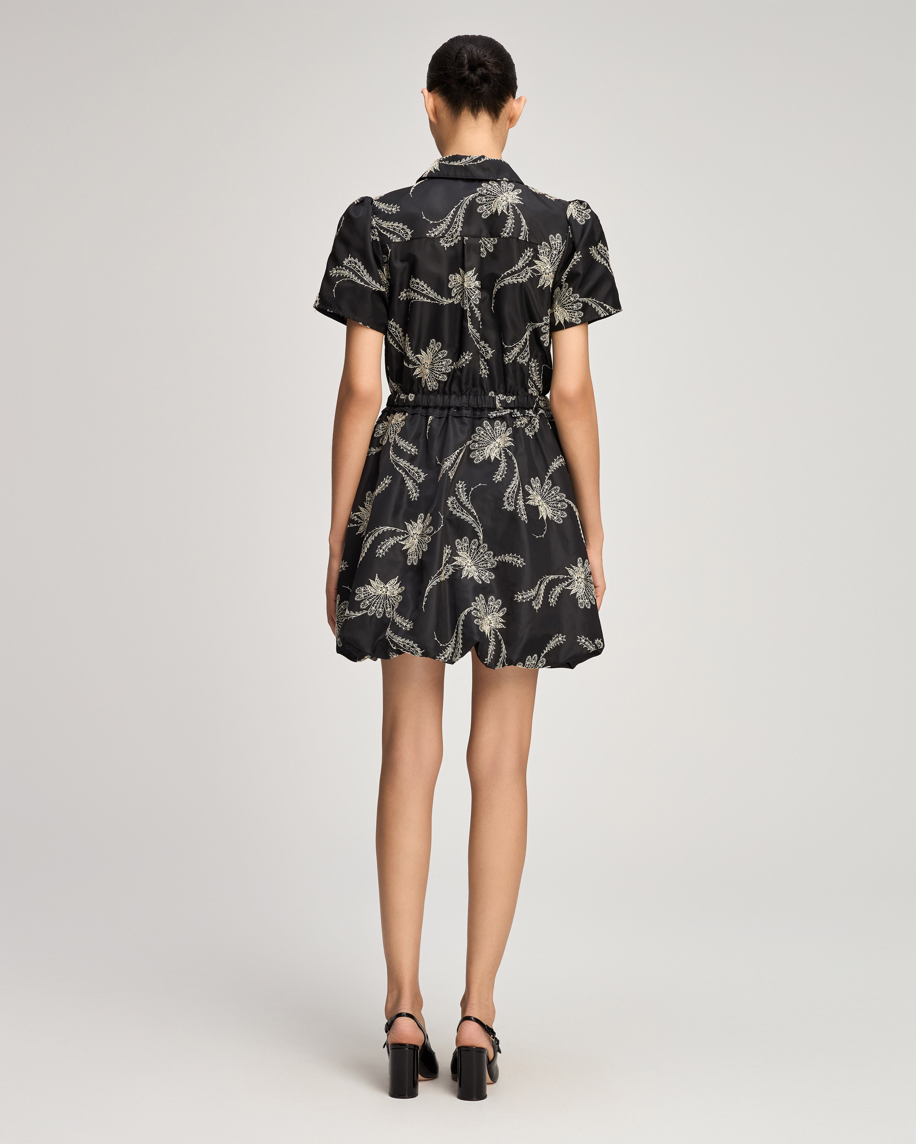 Paisley Fan Embroidered Ophelie Dress