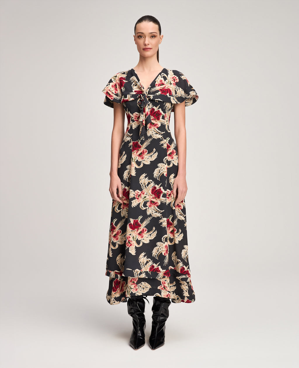 Wilted Poppy Antonetta Dress