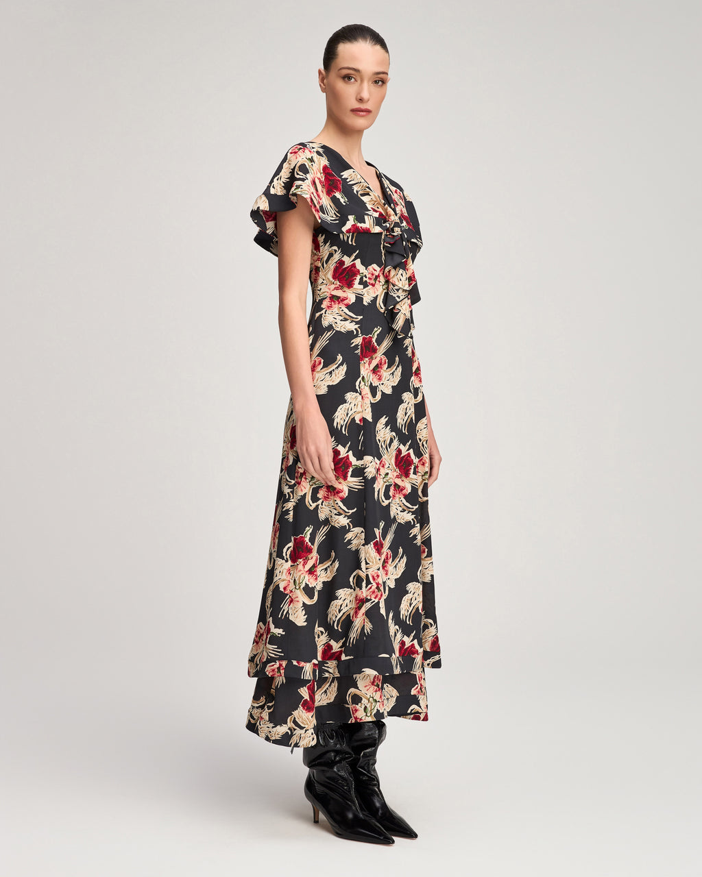 Wilted Poppy Antonetta Dress