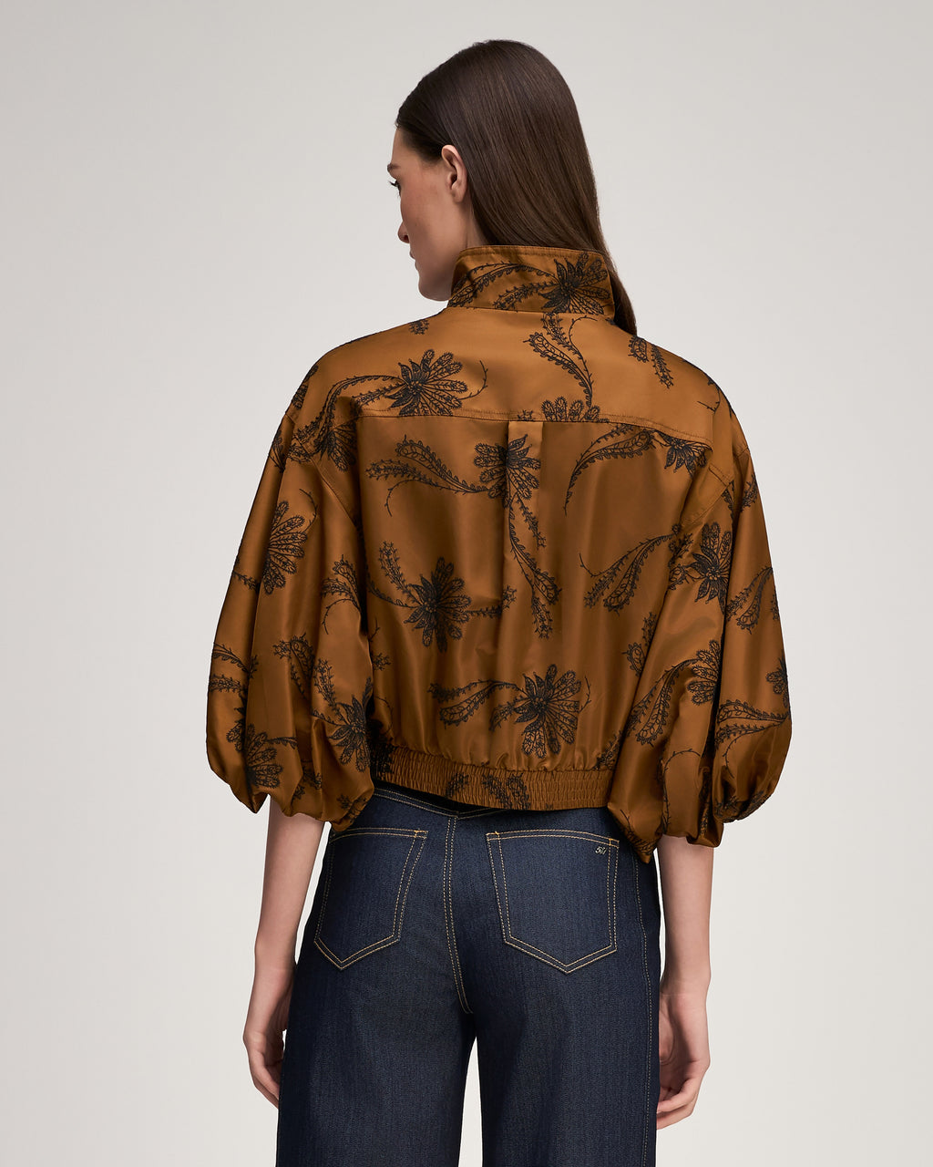 Paisley Fan Embroidered Iggy Jacket