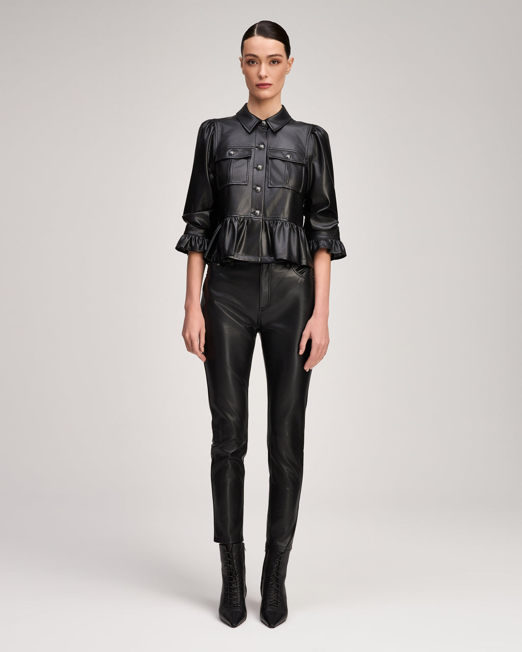 Lite Vegan Leather Delanie Jacket