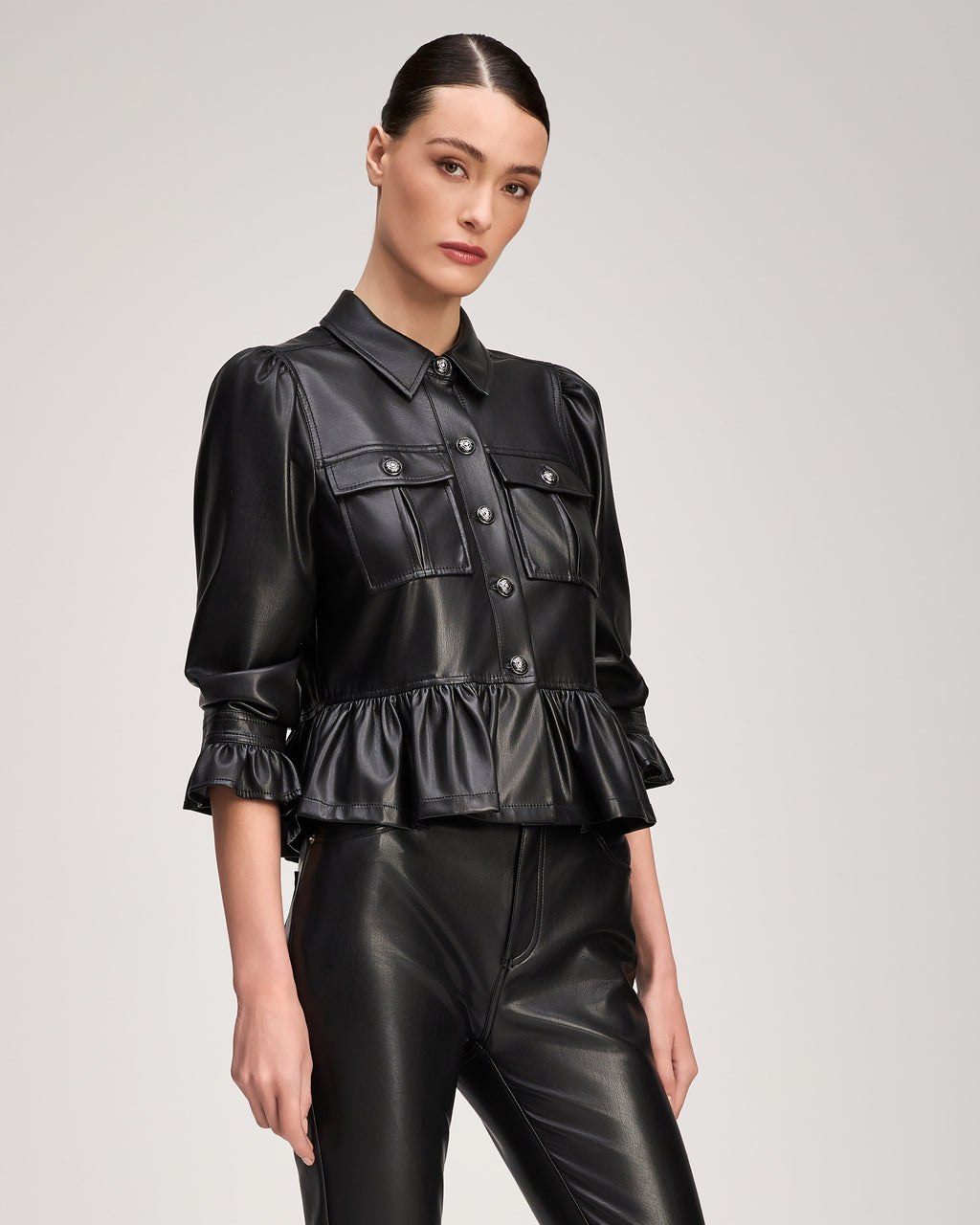 Lite Vegan Leather Delanie Jacket