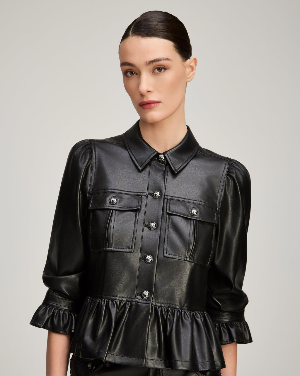 Lite Vegan Leather Delanie Jacket