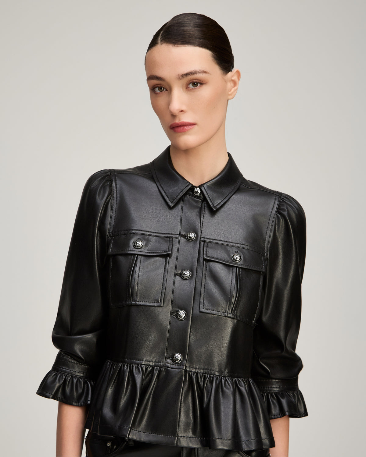 Lite Vegan Leather Delanie Jacket