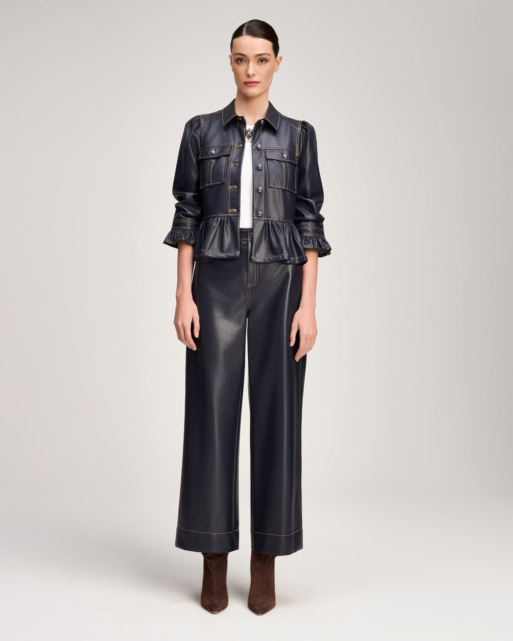 Lite Vegan Leather Delanie Jacket