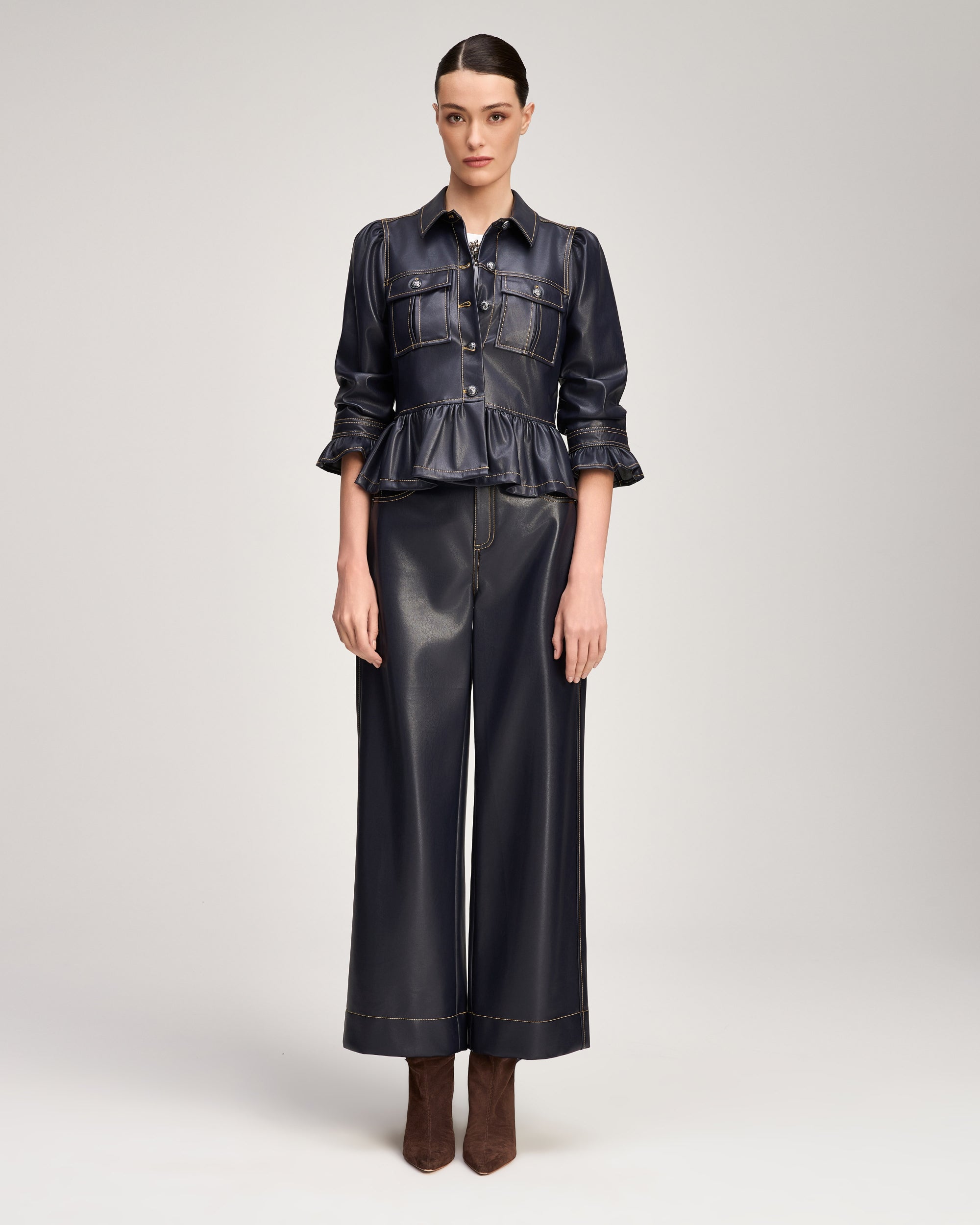 Lite Vegan Leather Delanie Jacket
