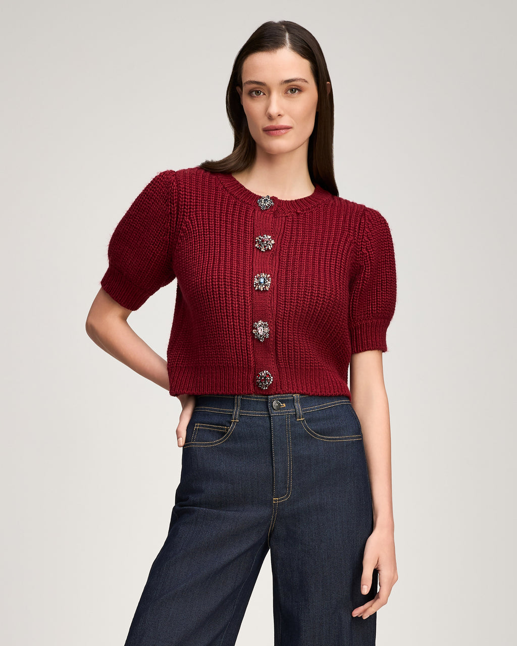 Rita Baroque Embellished Cardigan