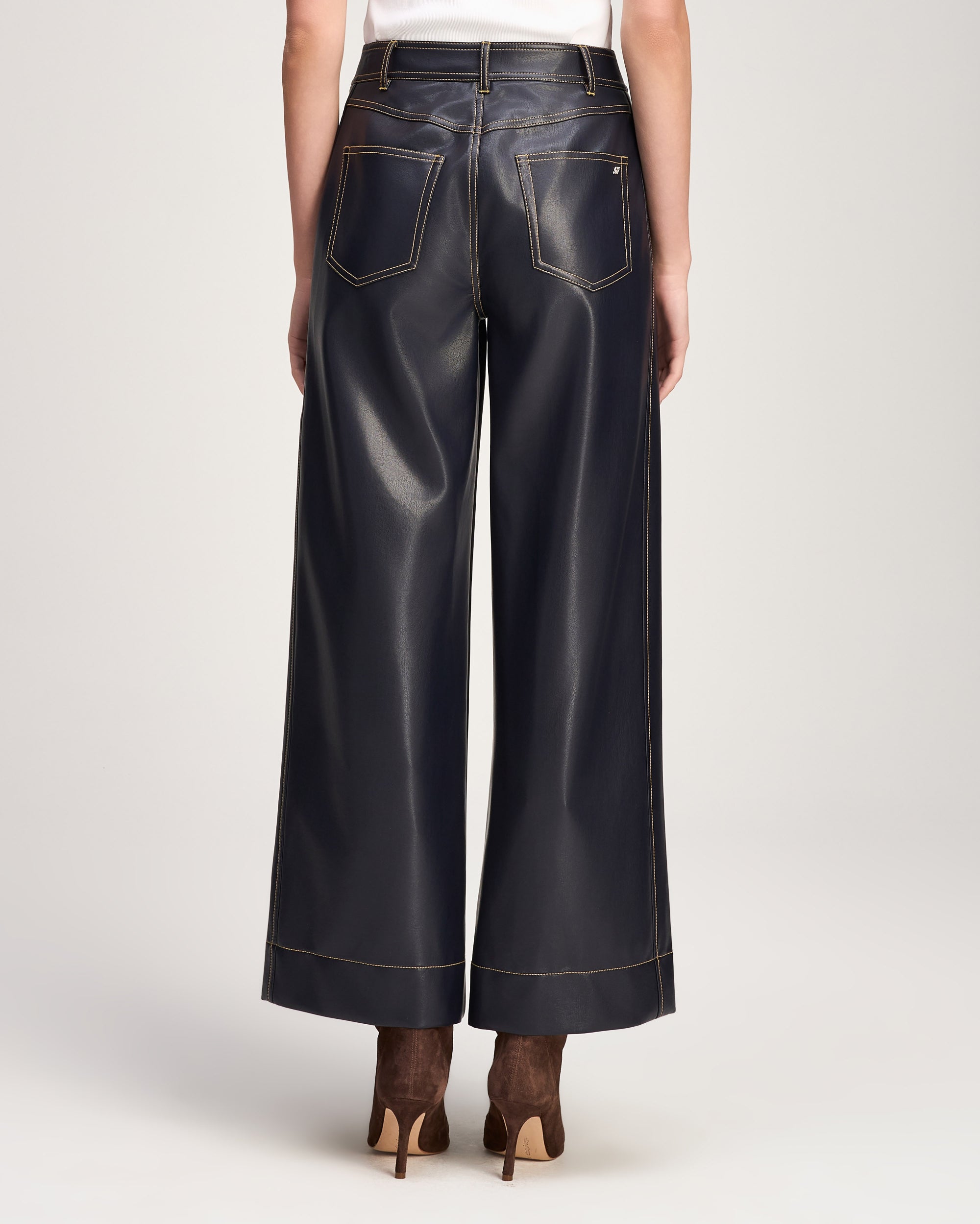 Vegan Leather Betsy Pant