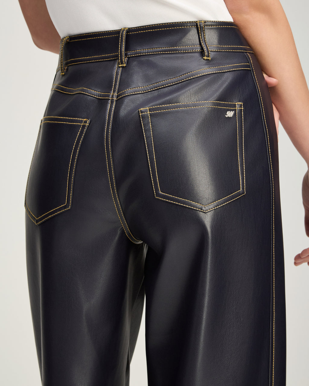 Vegan Leather Betsy Pant
