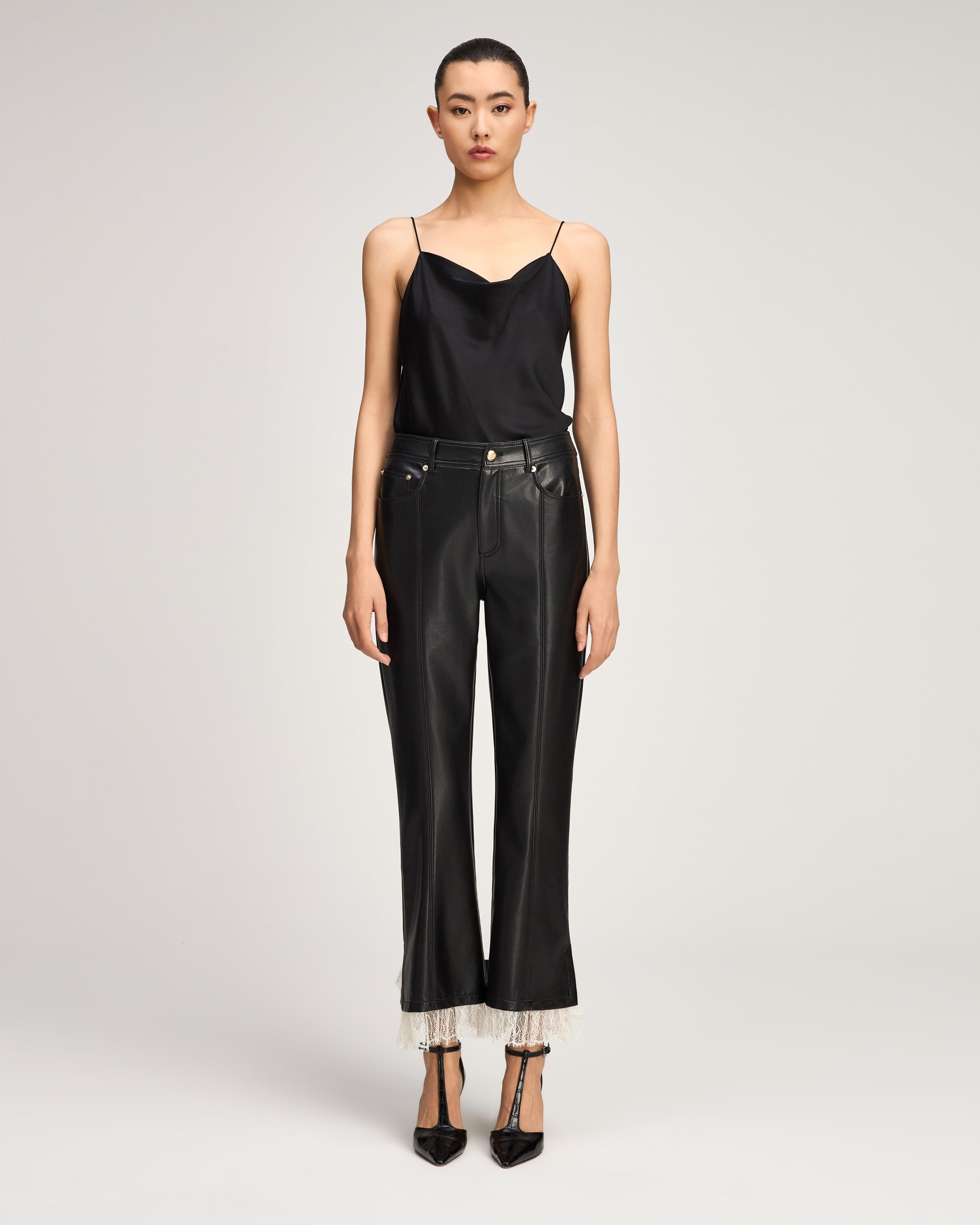 Vegan Leather Roxie Lace Maisie Pant