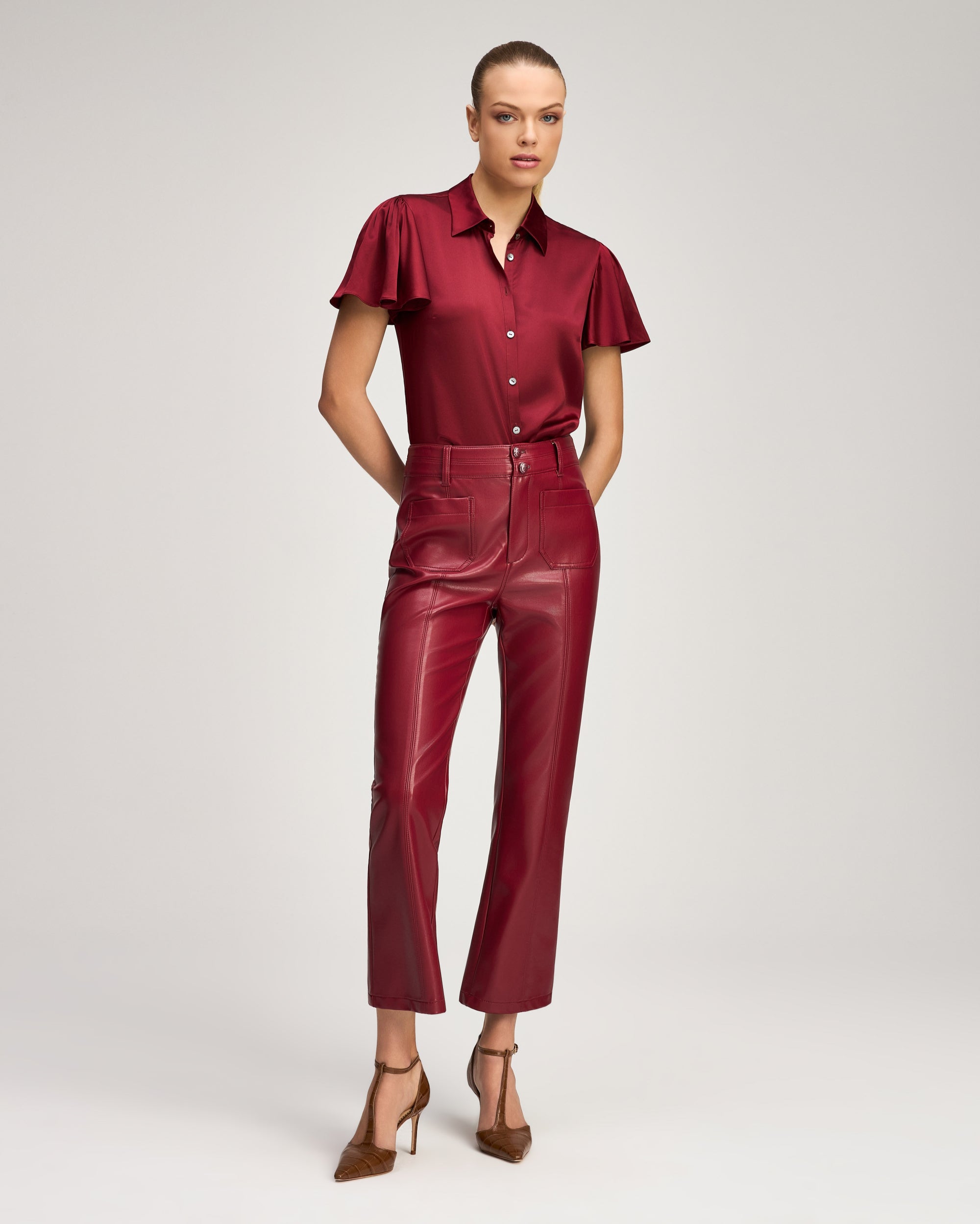 Vegan Leather Dorothea Pant