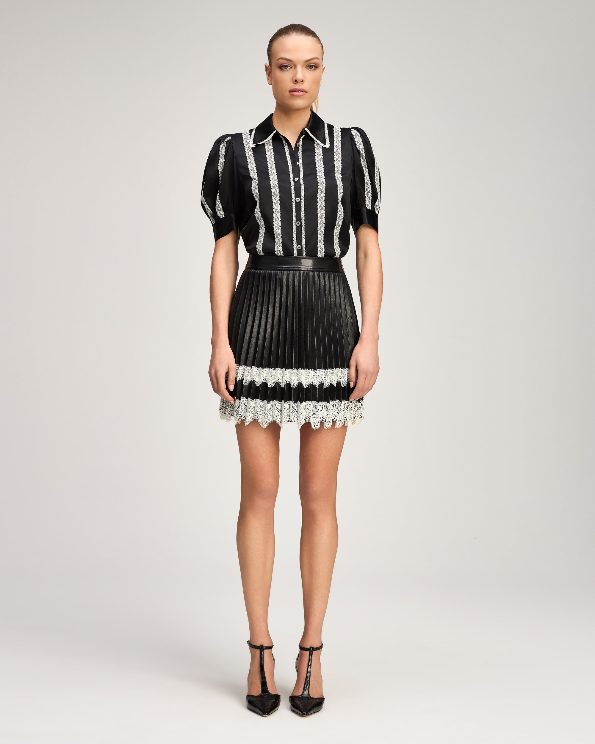 Vegan Leather Laney Skirt