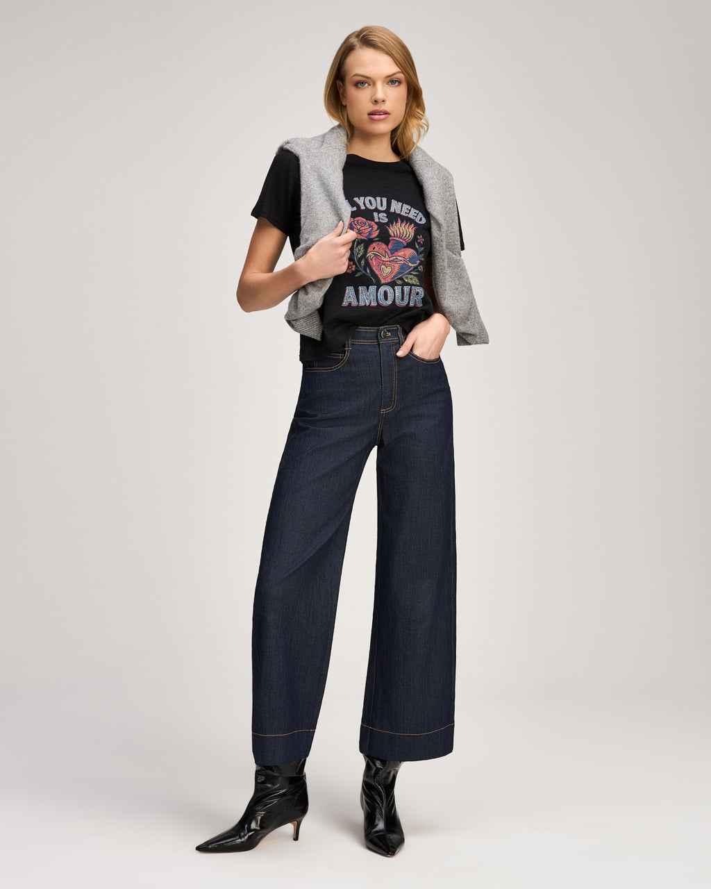 All You Need Is Amour Shrunken Band Tee