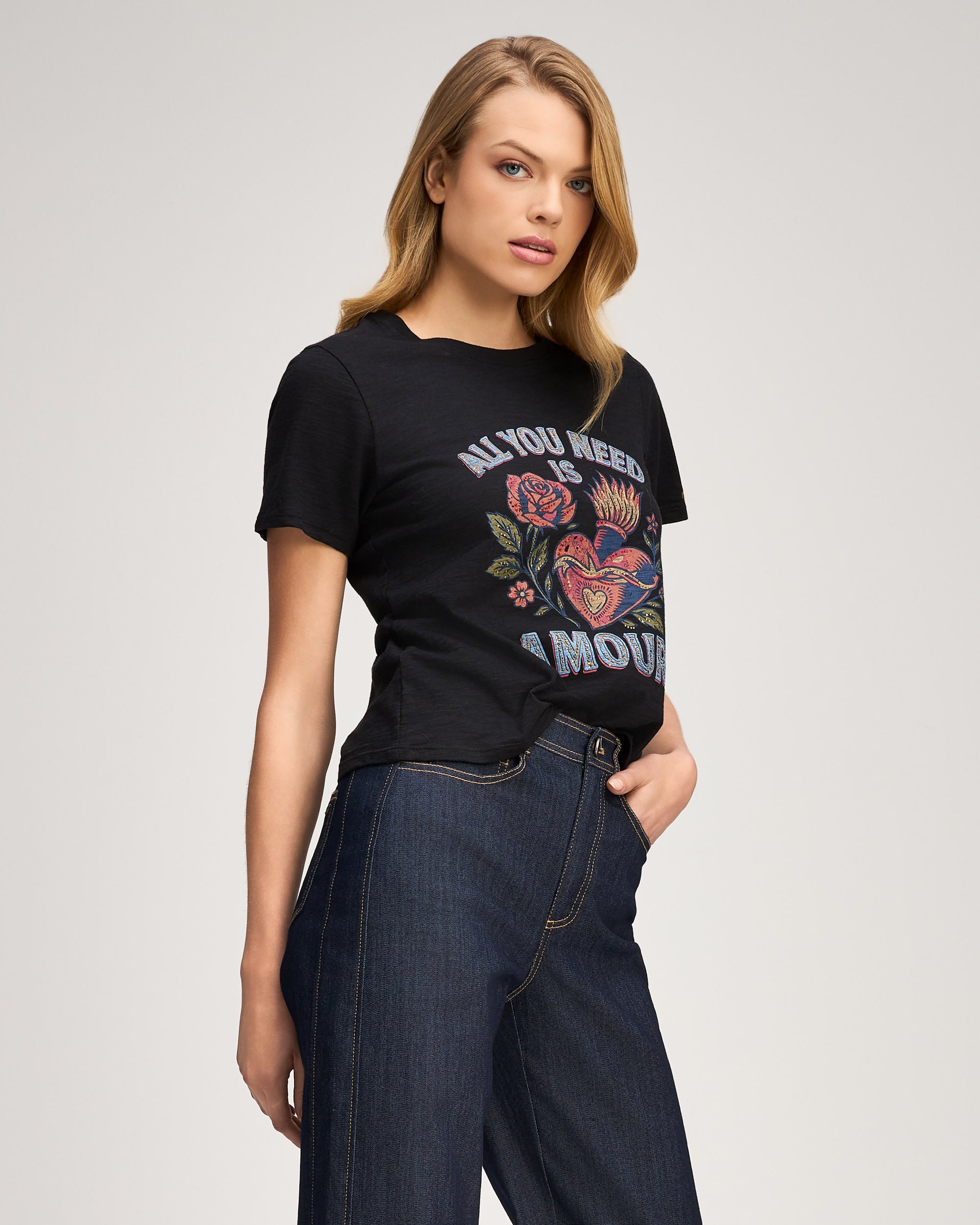 All You Need Is Amour Shrunken Band Tee