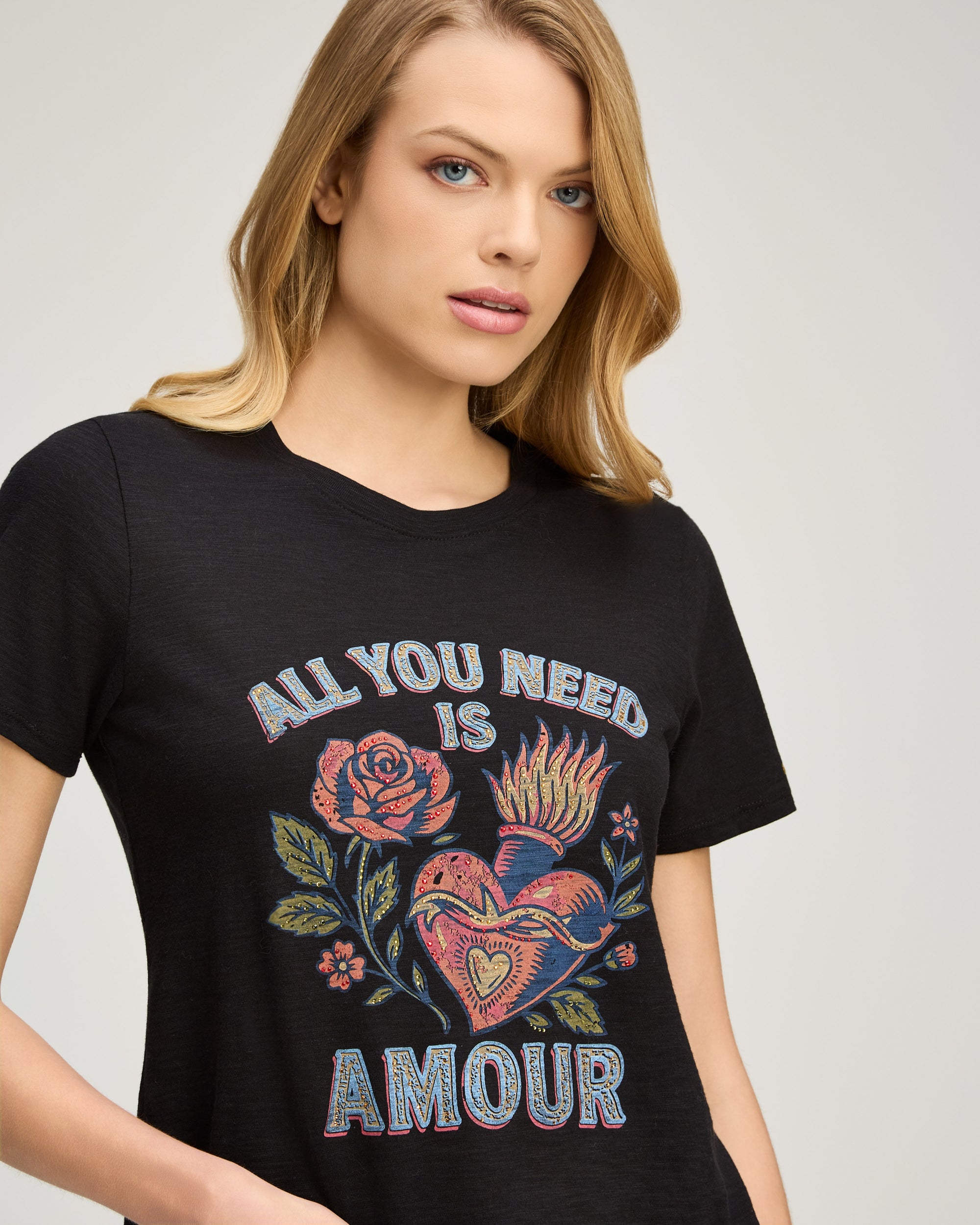 All You Need Is Amour Shrunken Band Tee