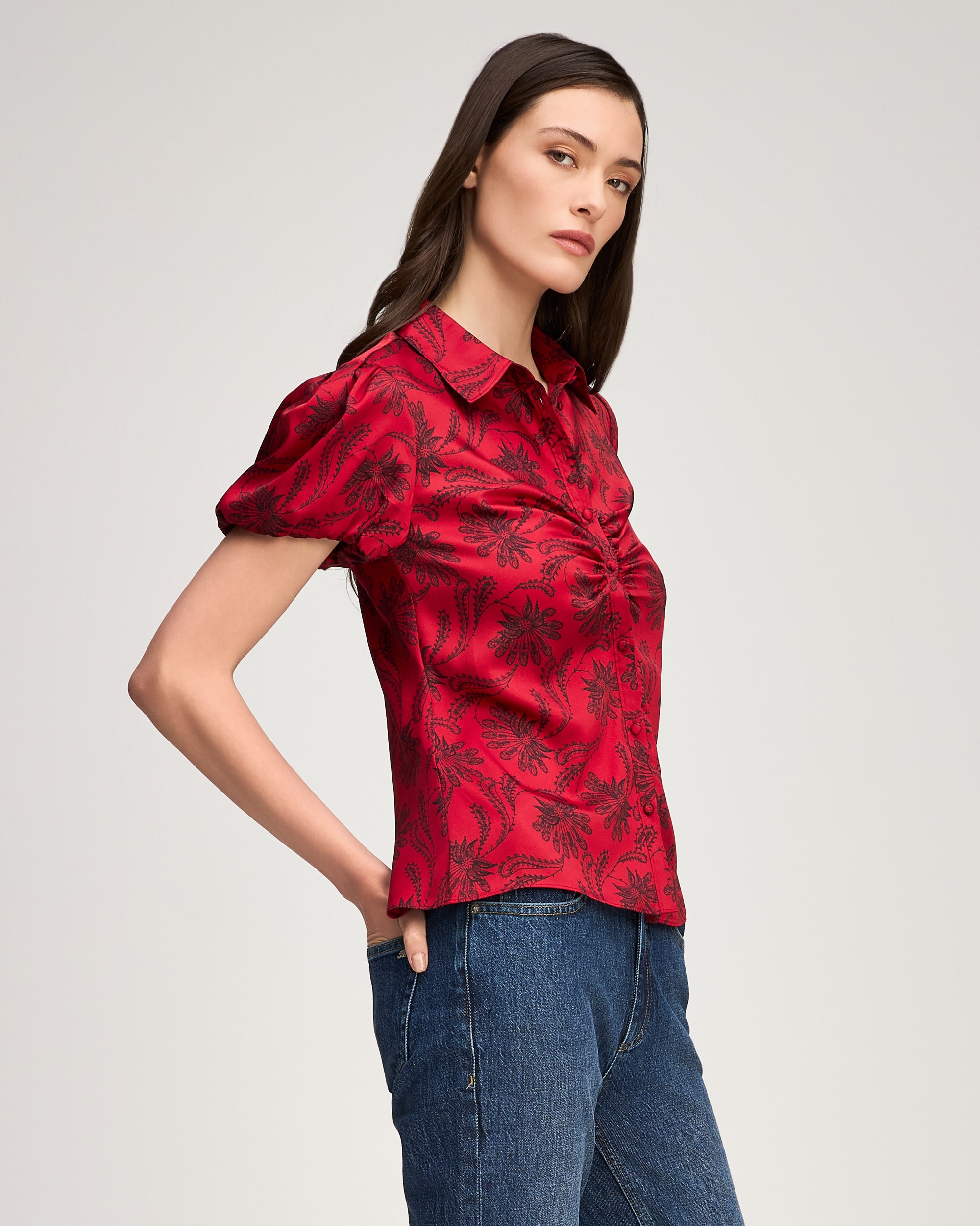 Paisley Fan Solange Top