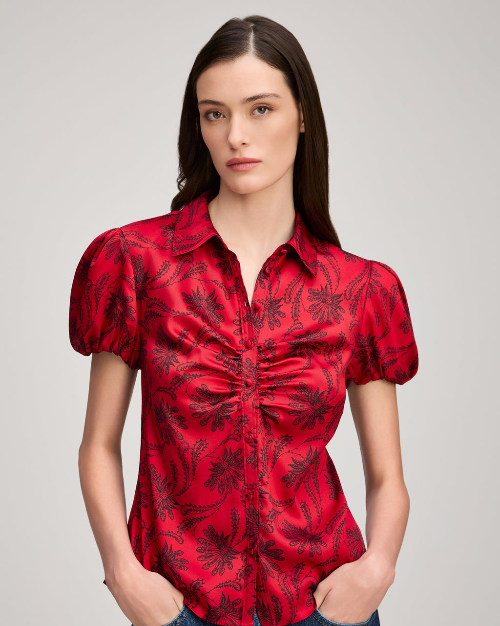 Paisley Fan Solange Top