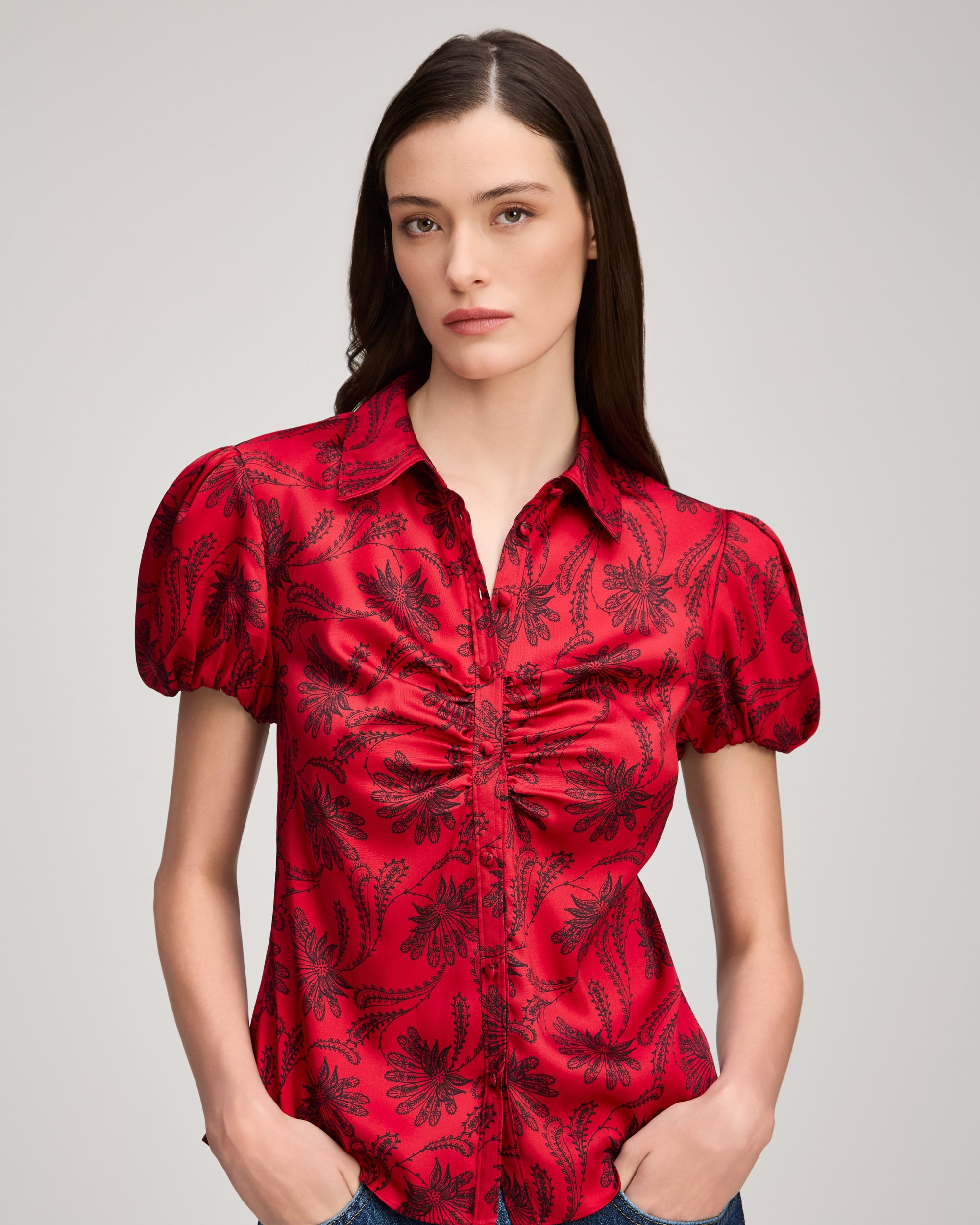 Paisley Fan Solange Top