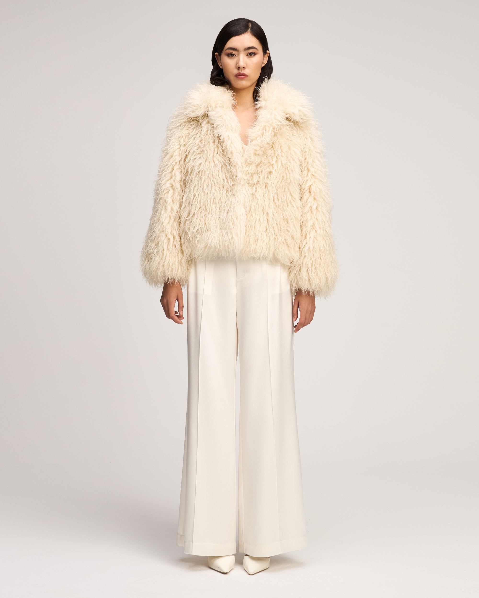 Curly Lamb Geraldine Coat