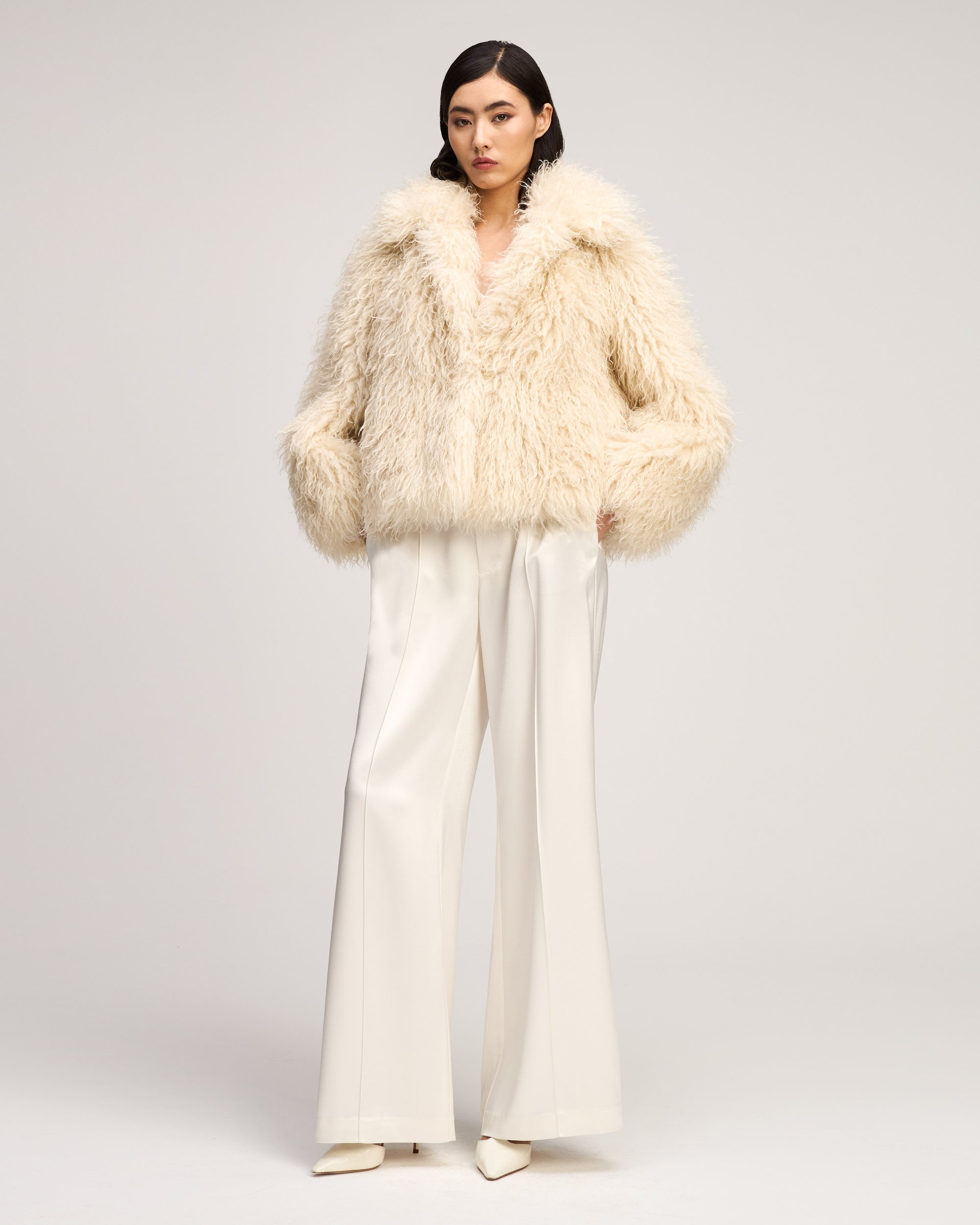 Curly Lamb Geraldine Coat