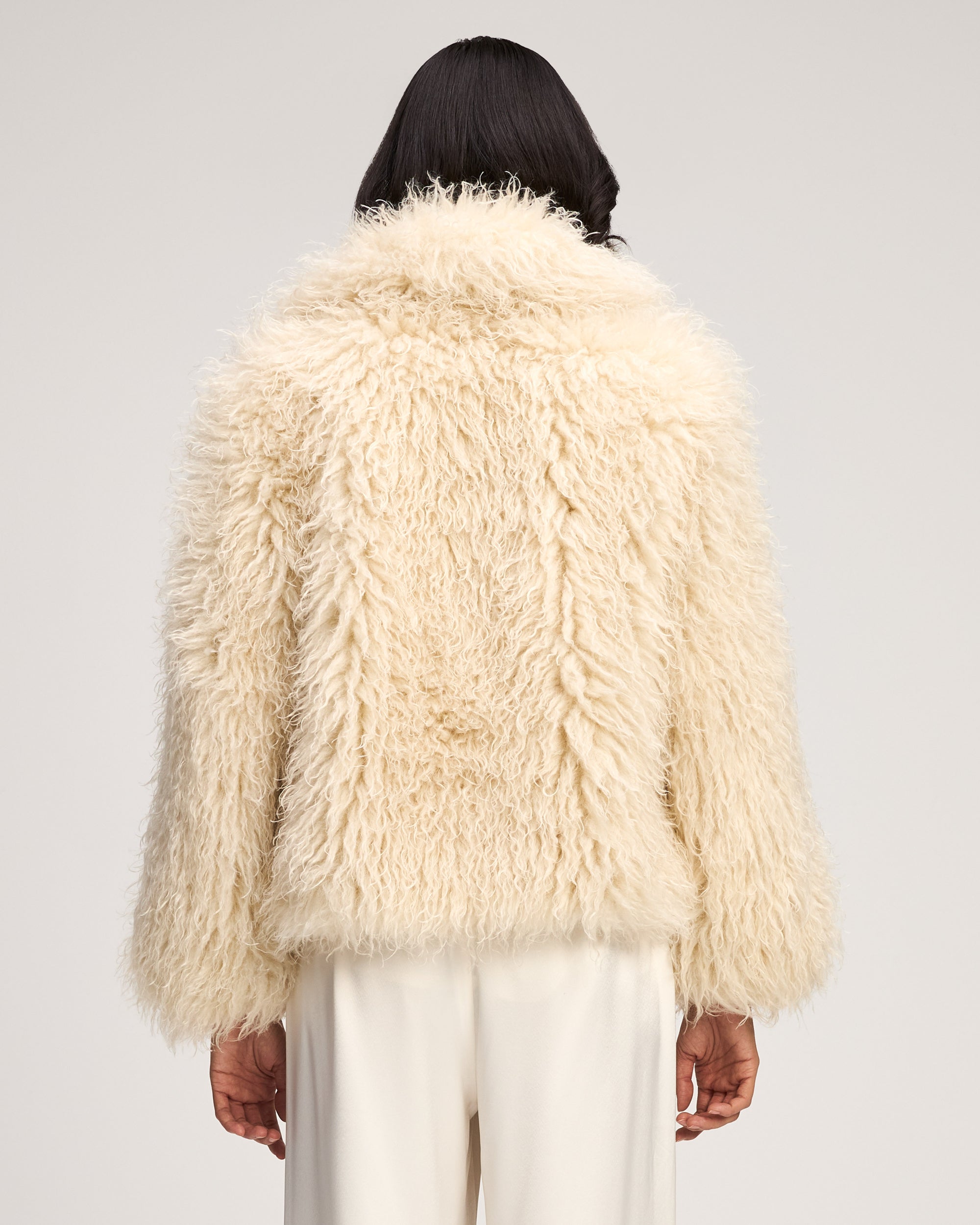 Curly Lamb Geraldine Coat