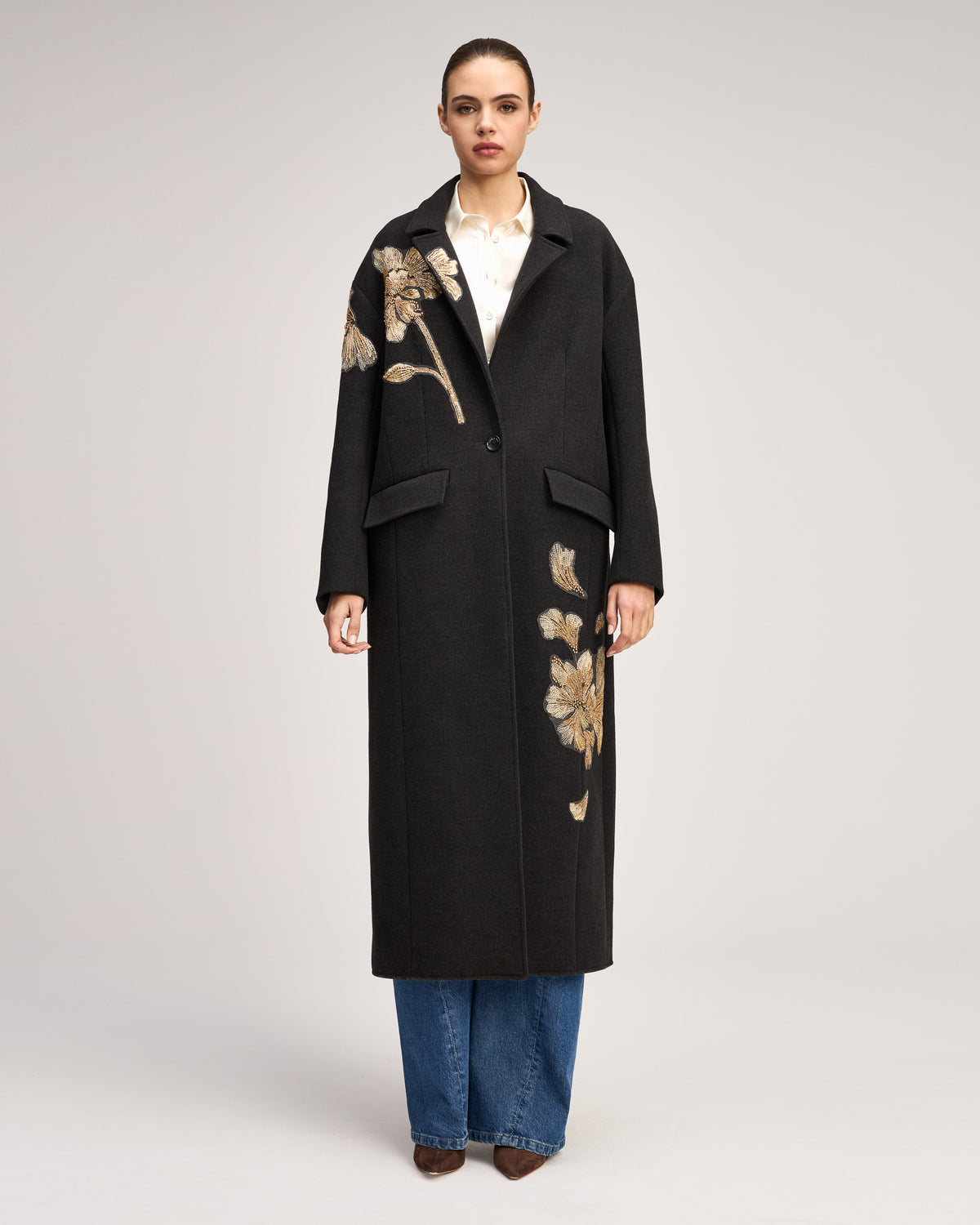 Gilded Peony Lilienne Coat