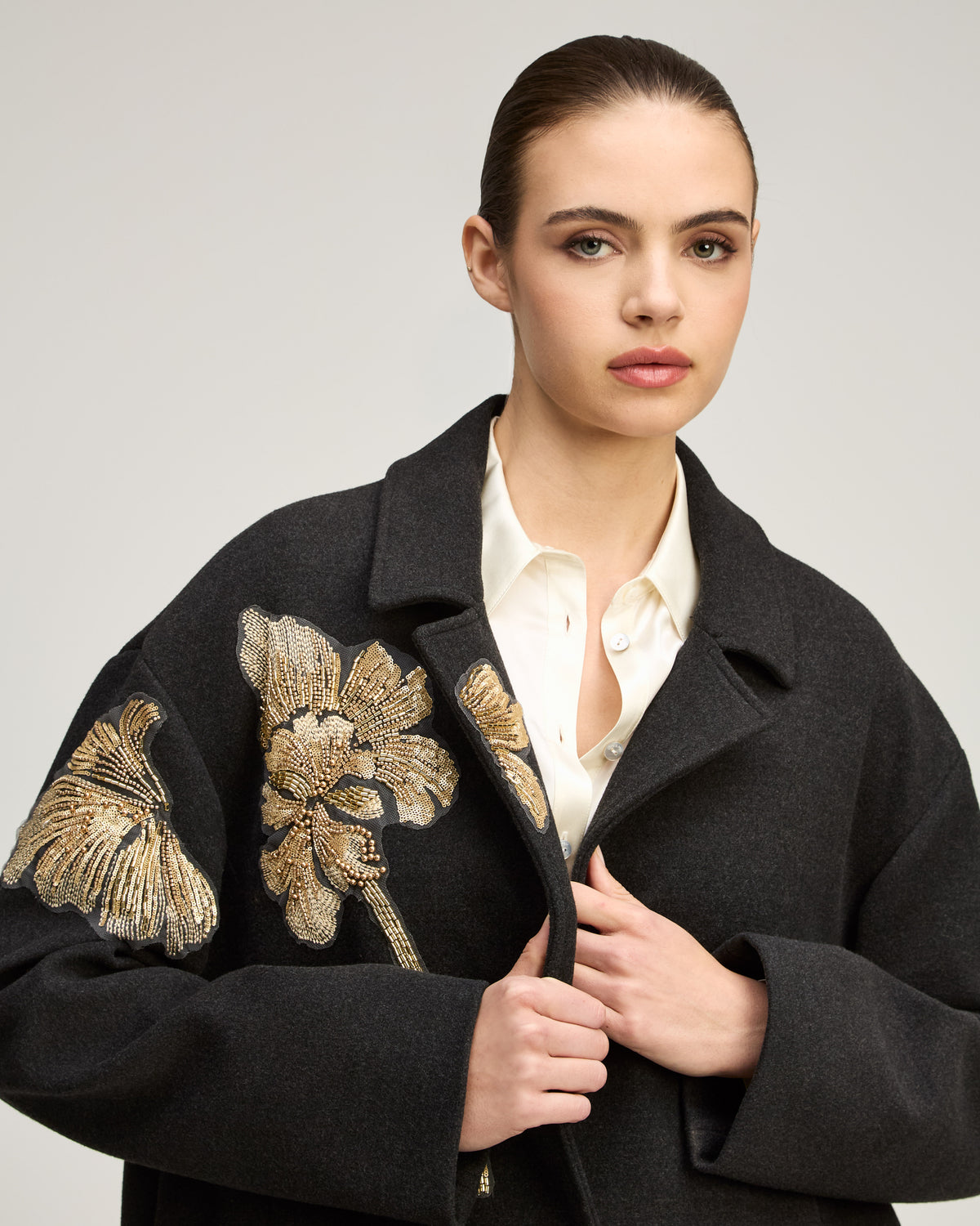 Gilded Peony Lilienne Coat