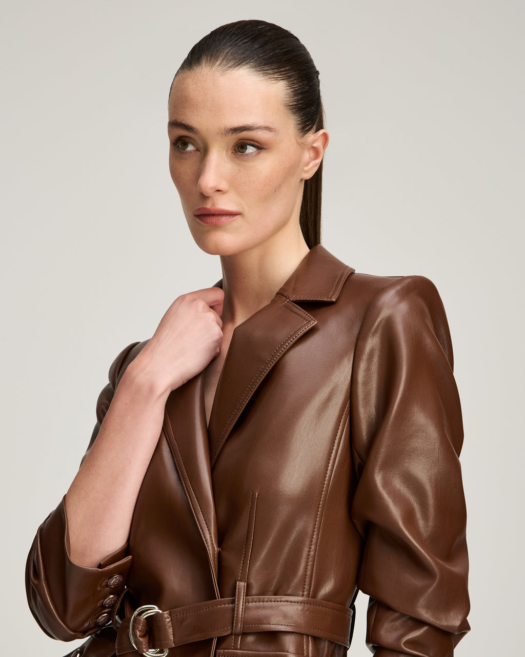 Vegan Leather Jenessa Dress