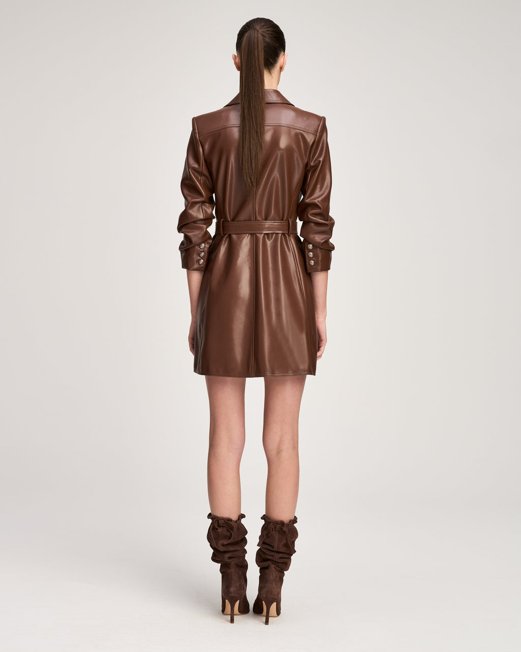 Vegan Leather Jenessa Dress