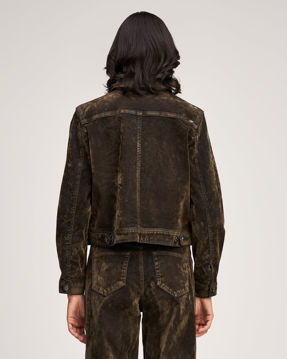 Flocked Denim Nicole Jacket