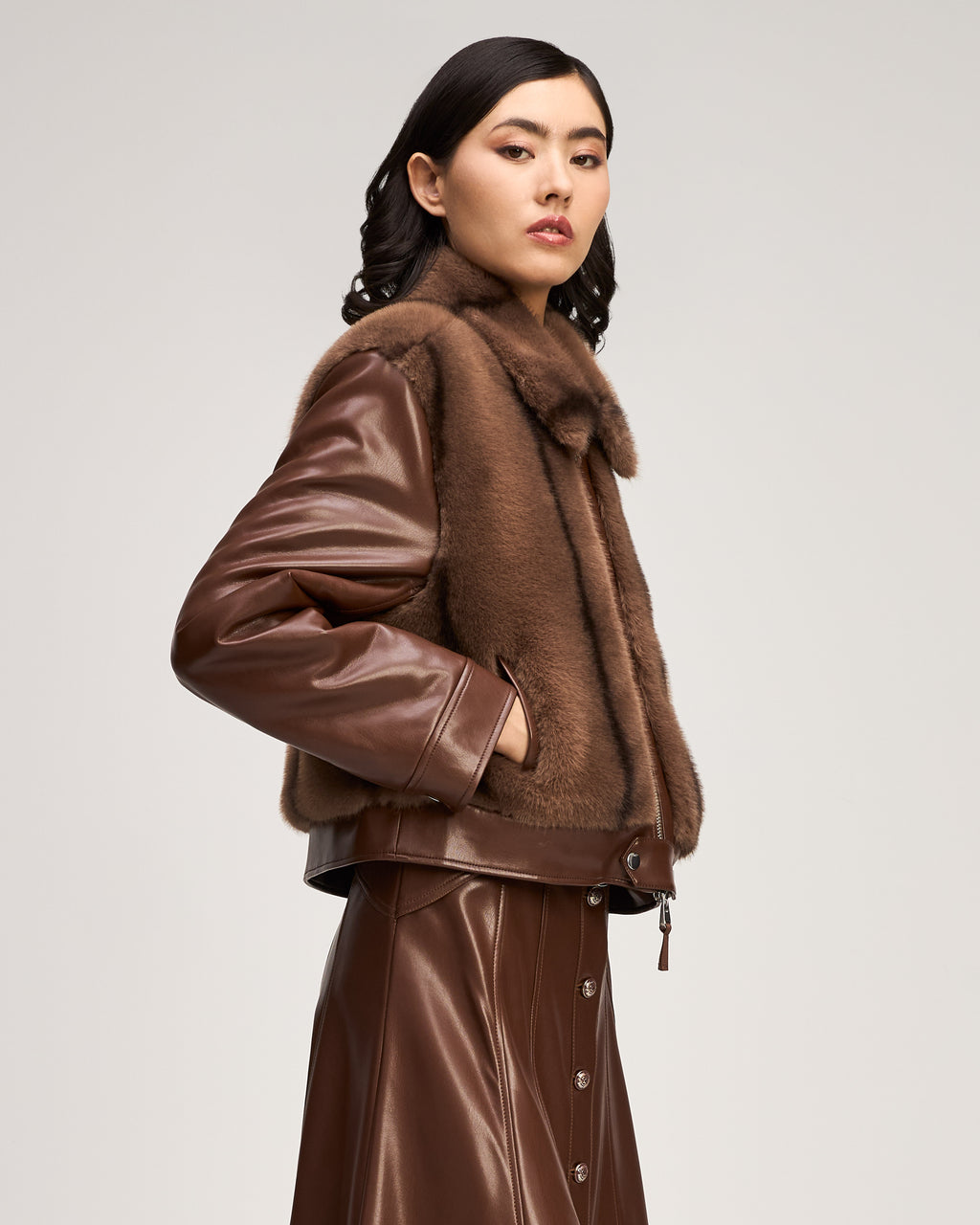 Vegan Leather Melinda Jacket