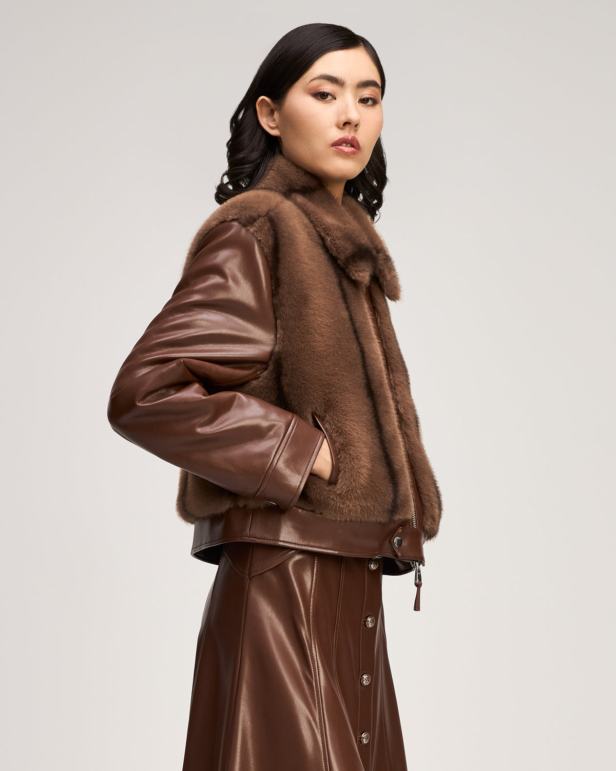Vegan Leather Melinda Jacket