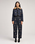 Baroque Patches Fur Collar Lexie Jacket