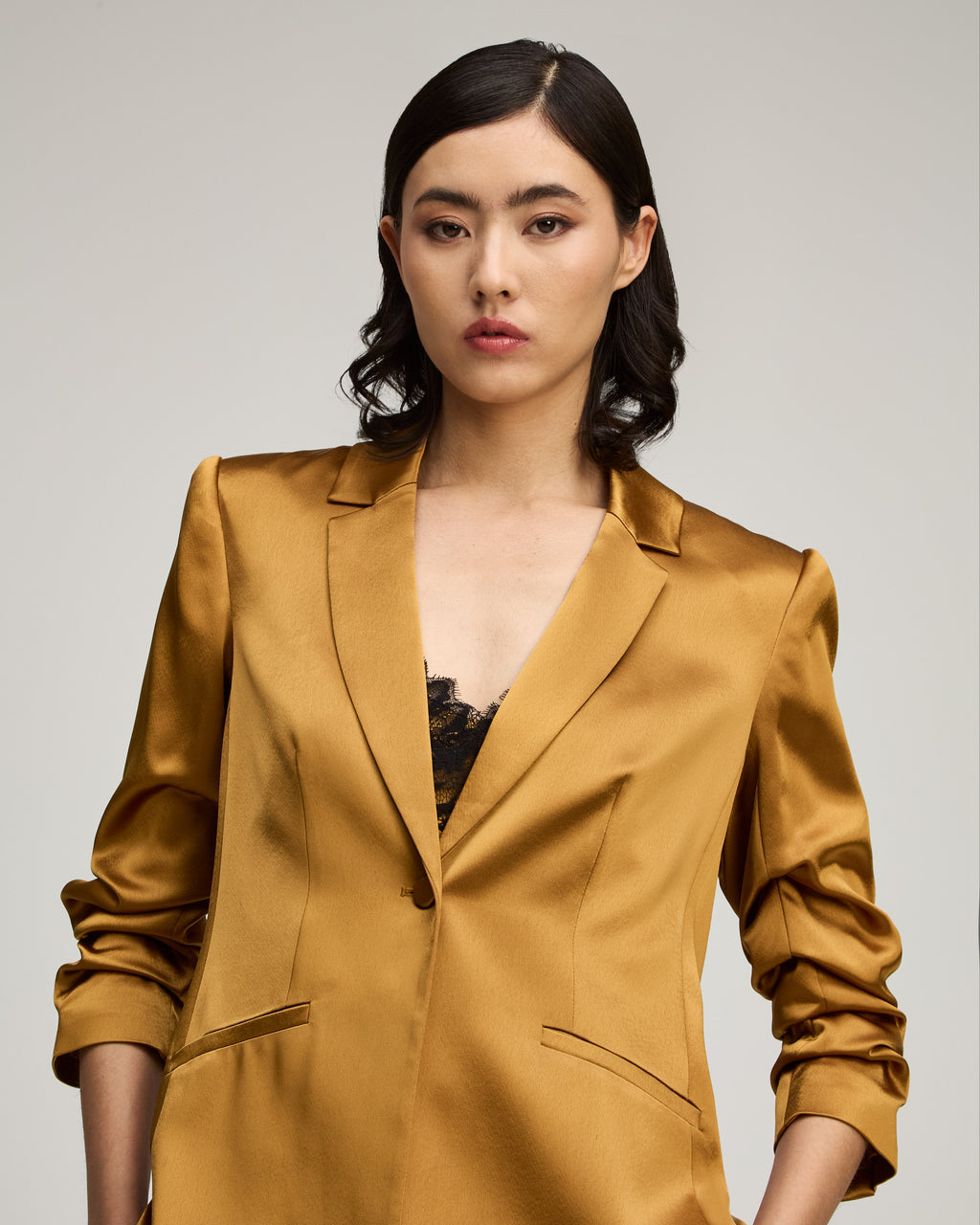Satin Kylie Blazer